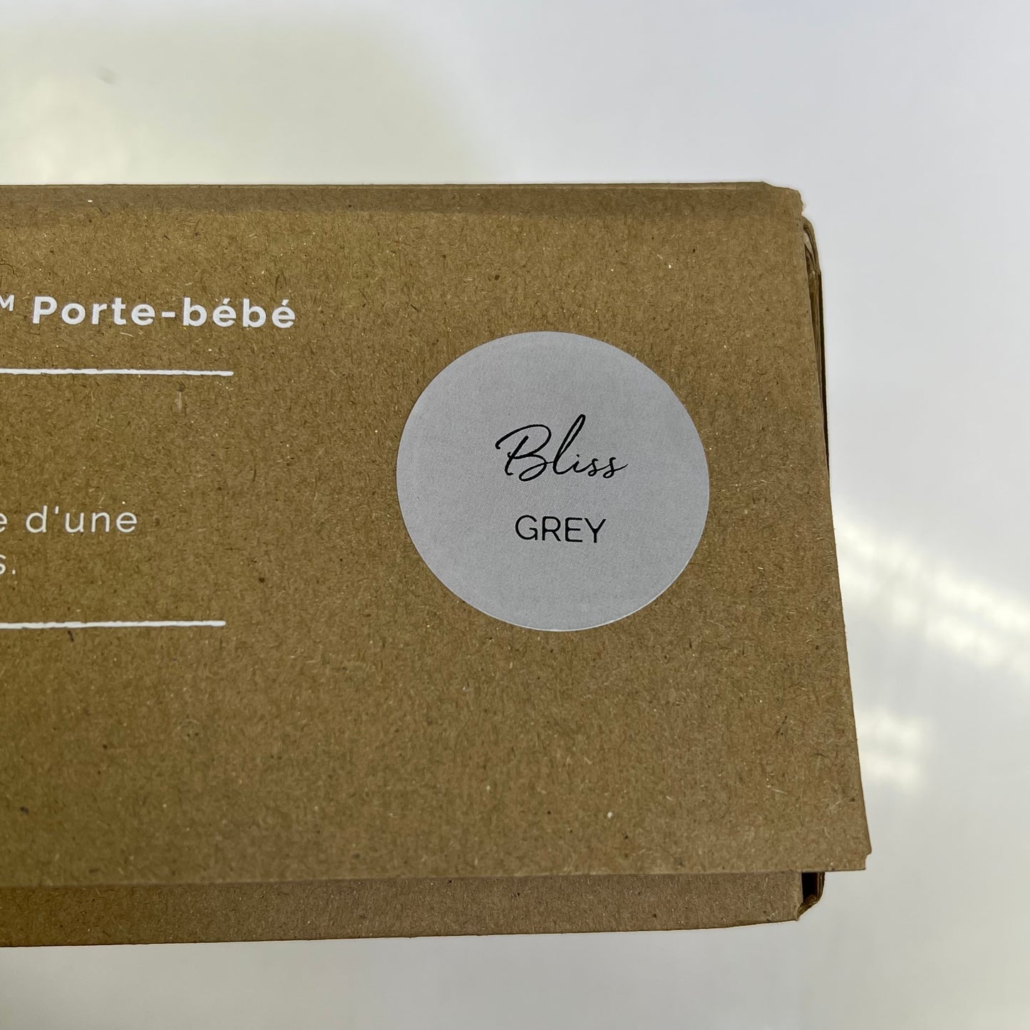 ZA@ BOBA Bliss Baby Carrier One Size 24"-58" Waist Grey BLS2-0STO C