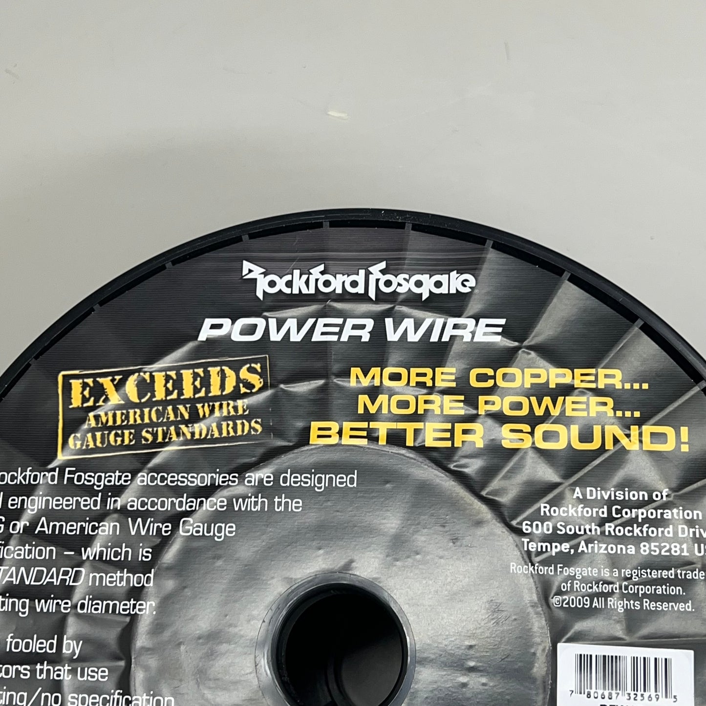 ROCKFOSGATE Power Wire 4 AWG Max Performance w/ More Copper Content 100' RFW4B
