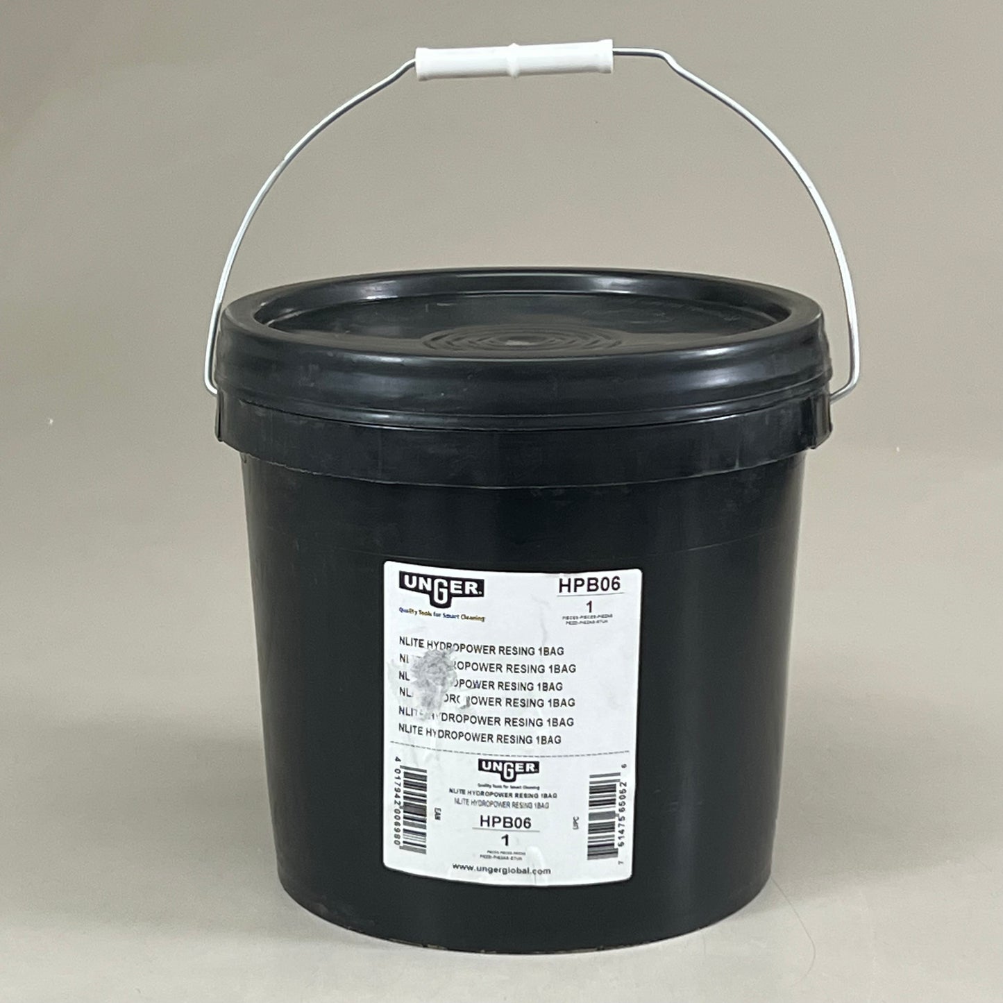 UNGER Replacement HydroPower Resin Bag In Reusable Pail 1 Bag HPB06