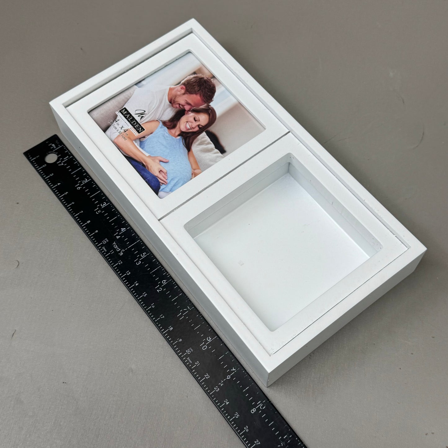 MALDEN International Designs Baby Countdown Blocks White