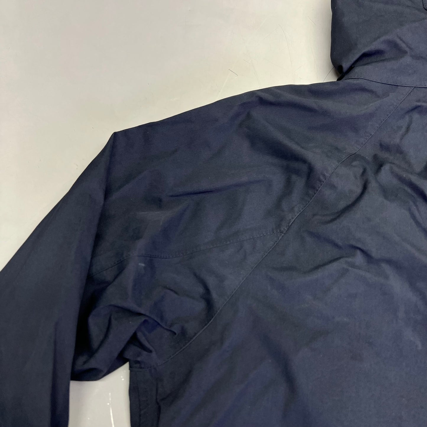 BARO Hooded Zip Closure Waterproof Drywear Long Trench Coat Unisex Sz M Black