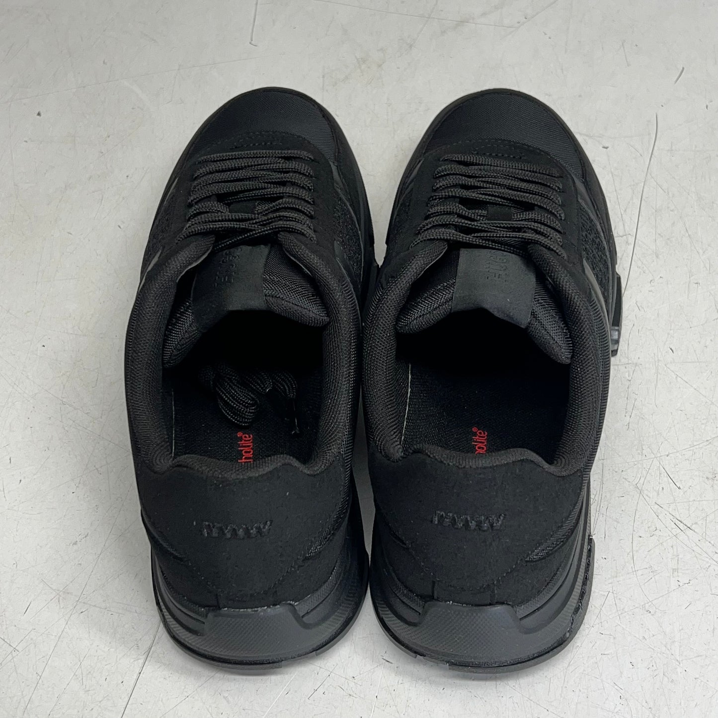 HUGO BOSS Shoe Lace Up Trainers W/ Monogram Detailing Men's US Sz 10 Black 6073904