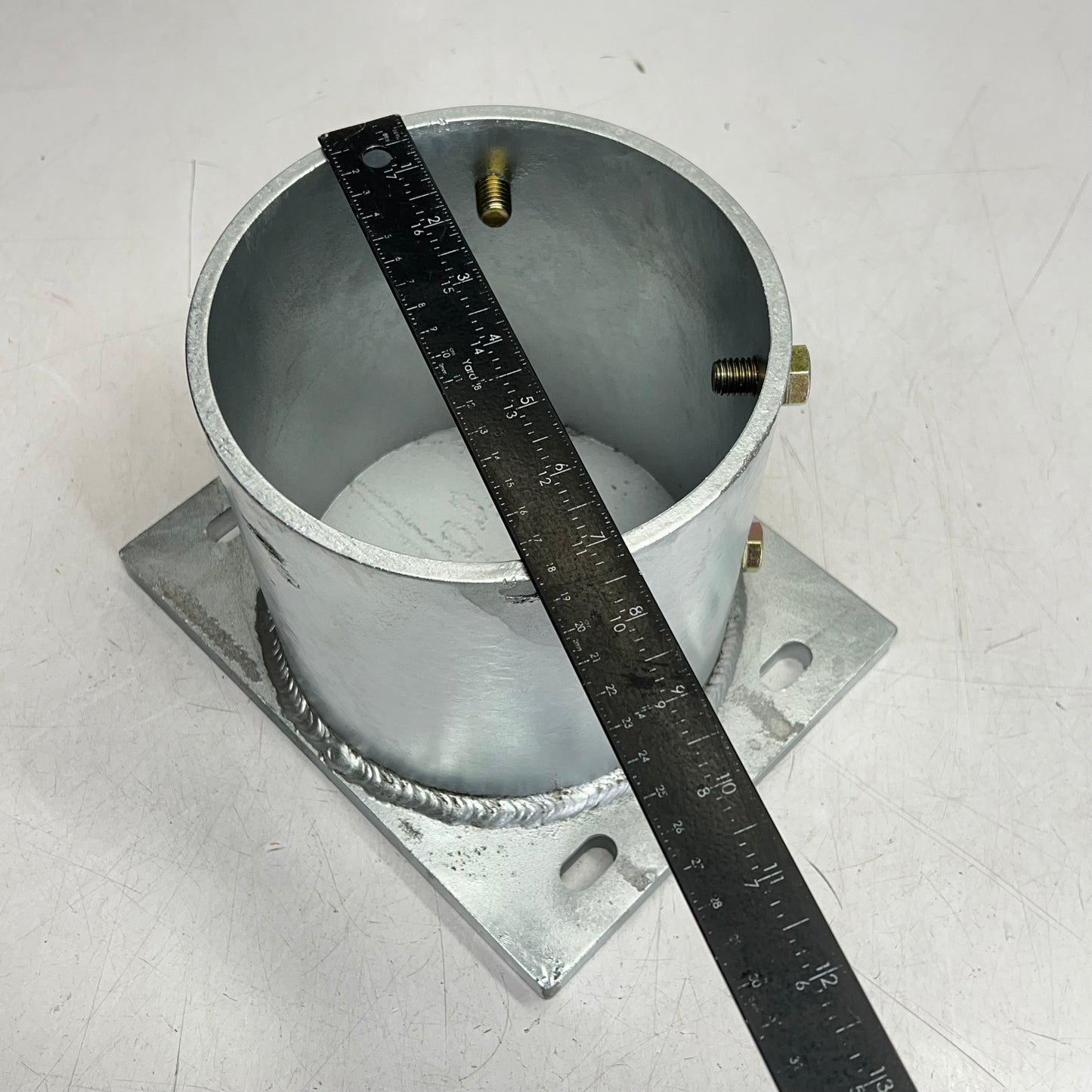 PLP Mpm G2 Pipe Cap Assembly Solar Mounting System 6"x4" Silver 5950061-HGS-VERZ