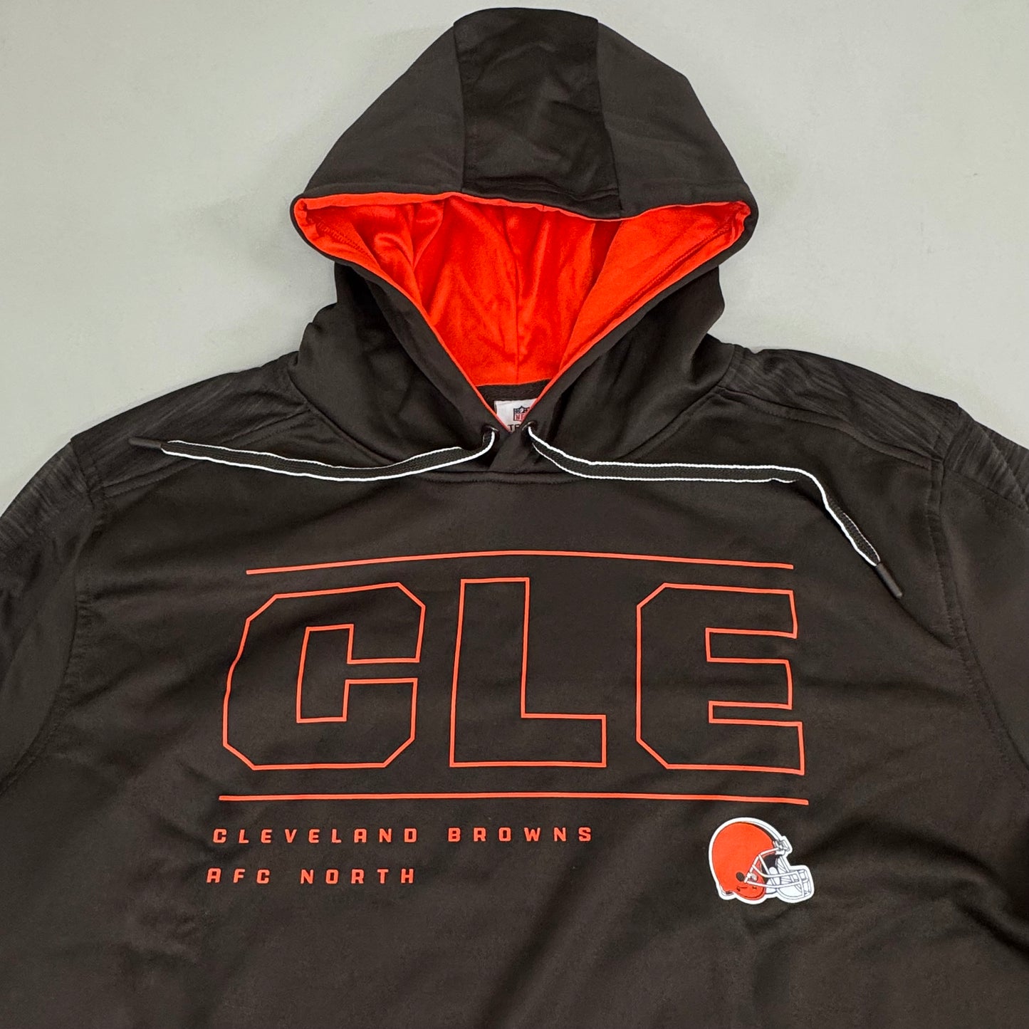 NFL Cleveland Browns Hoodie AFG North Sweatshirt Pullover XXL Brown 1802967 Football