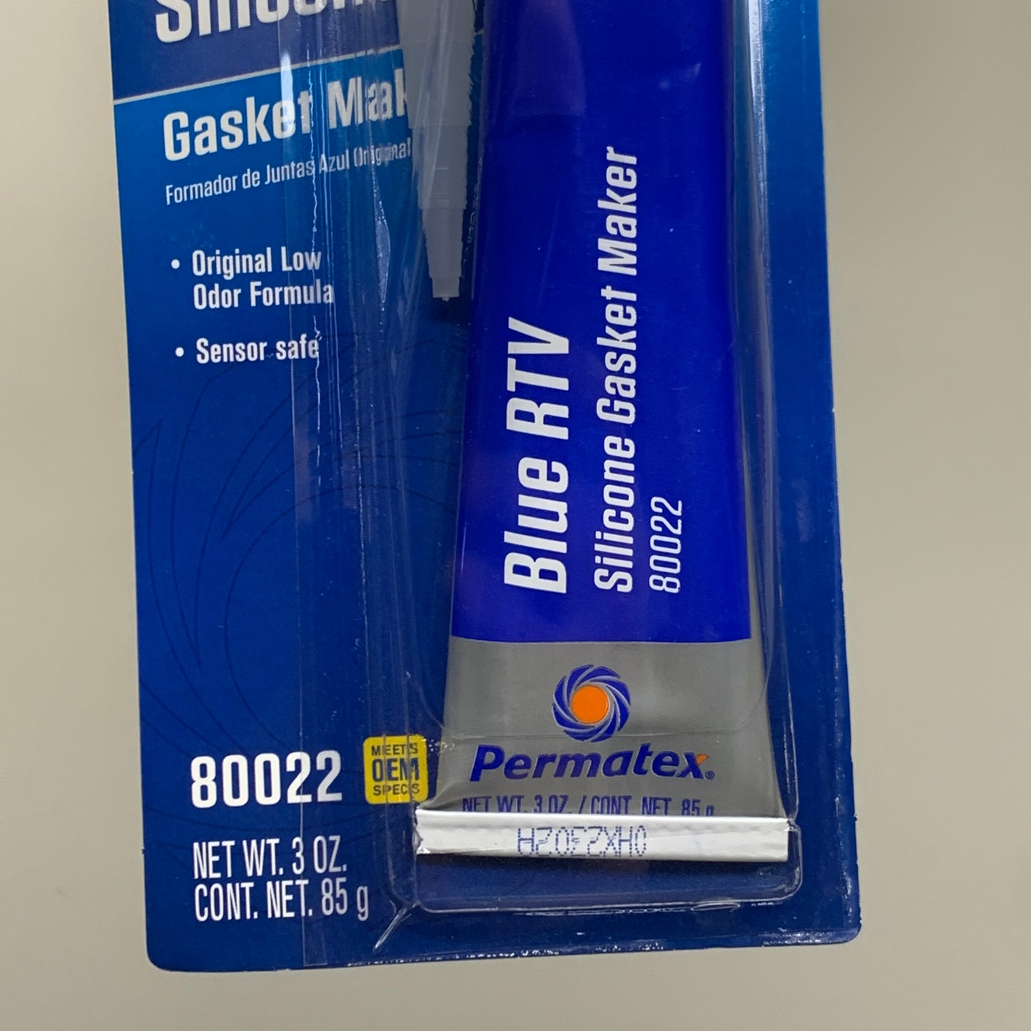 PERMATEX Blue RTV Gasket Maker Low Odor Formula 3 oz 80022 (New)