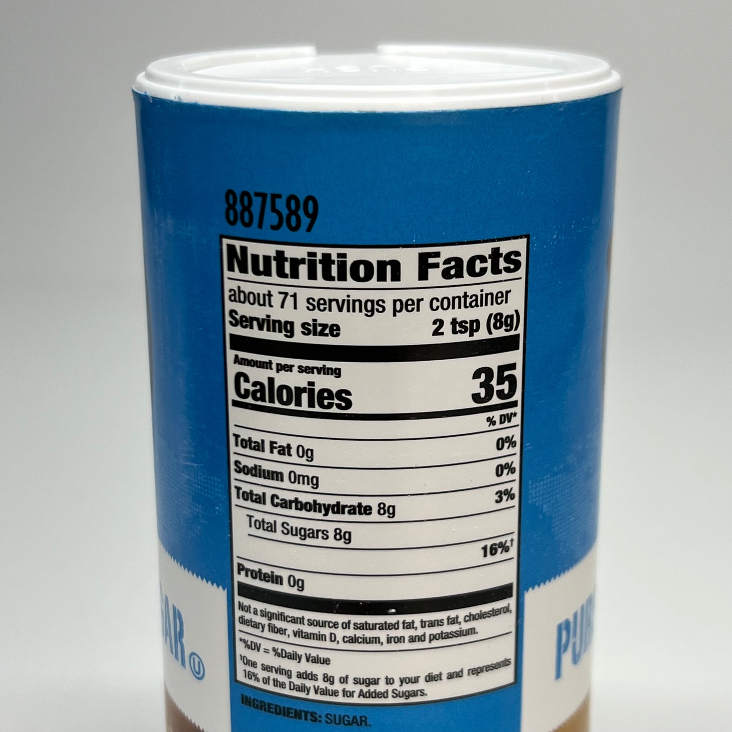 ZA@ RITUALS (24 PACK) Pure White Sugar 20 oz. 887589