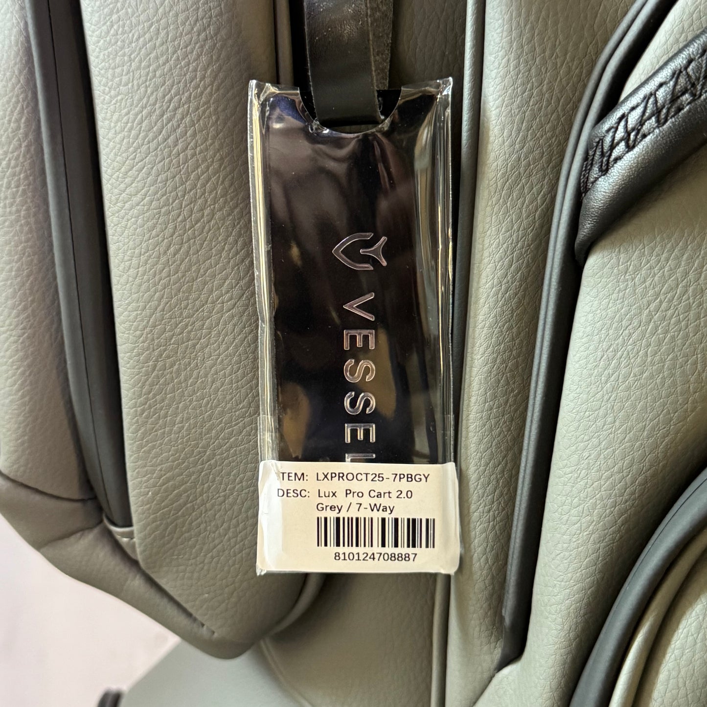 VESSEL 7-Way Golf Bag, Grey LXPROCT25-7PBGY