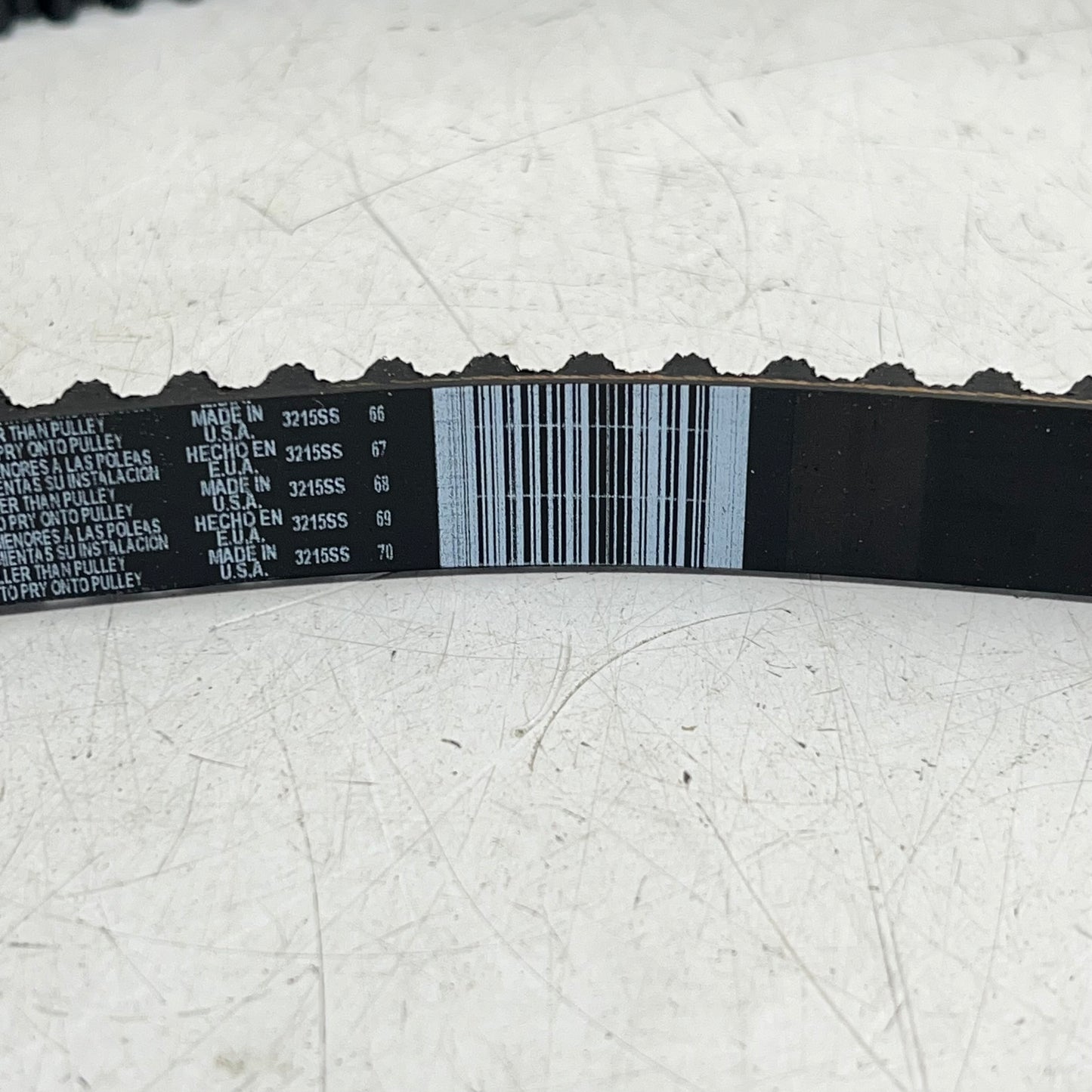 GATES Power Grip Timing Belt For Ford & Mazda 131 Teeth 49.125" L Black T276
