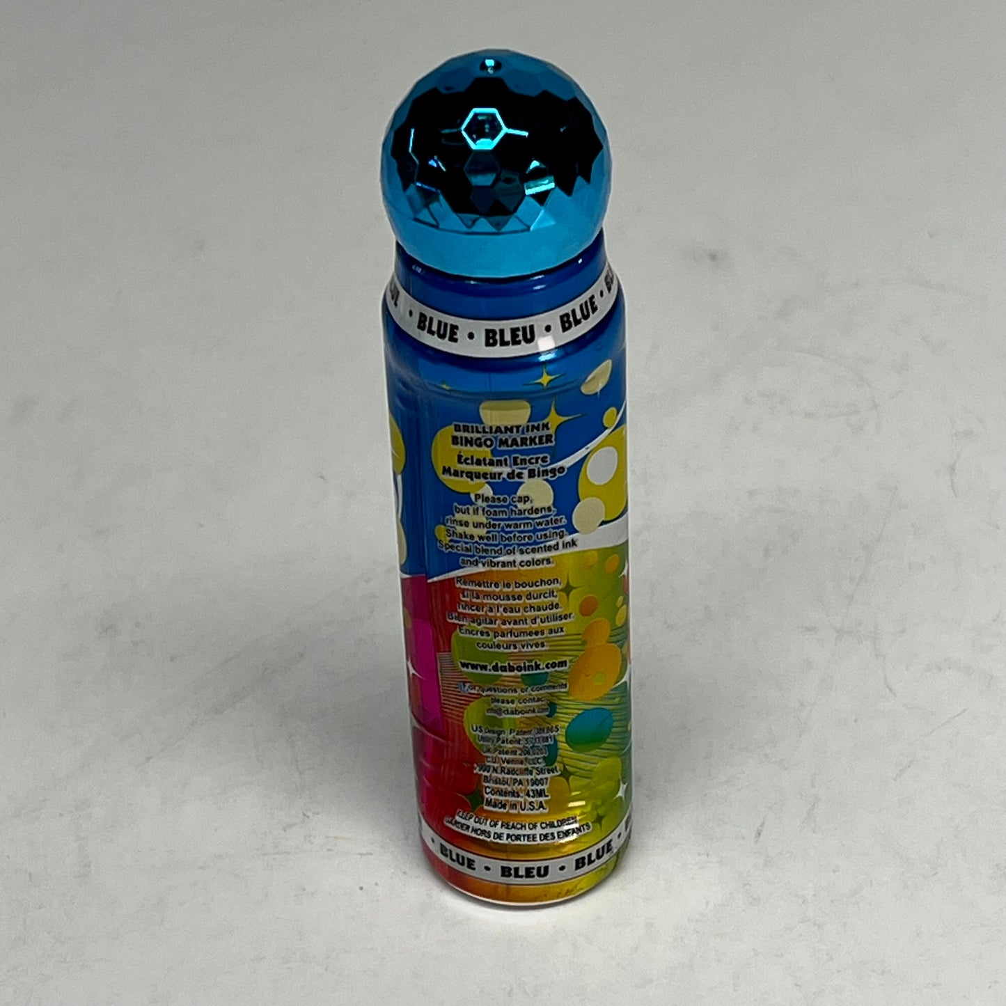 DAB O INK (12 PACK) Sunsational Bingo Marker Bright Ink  43ml/1.4 oz  Blue C26