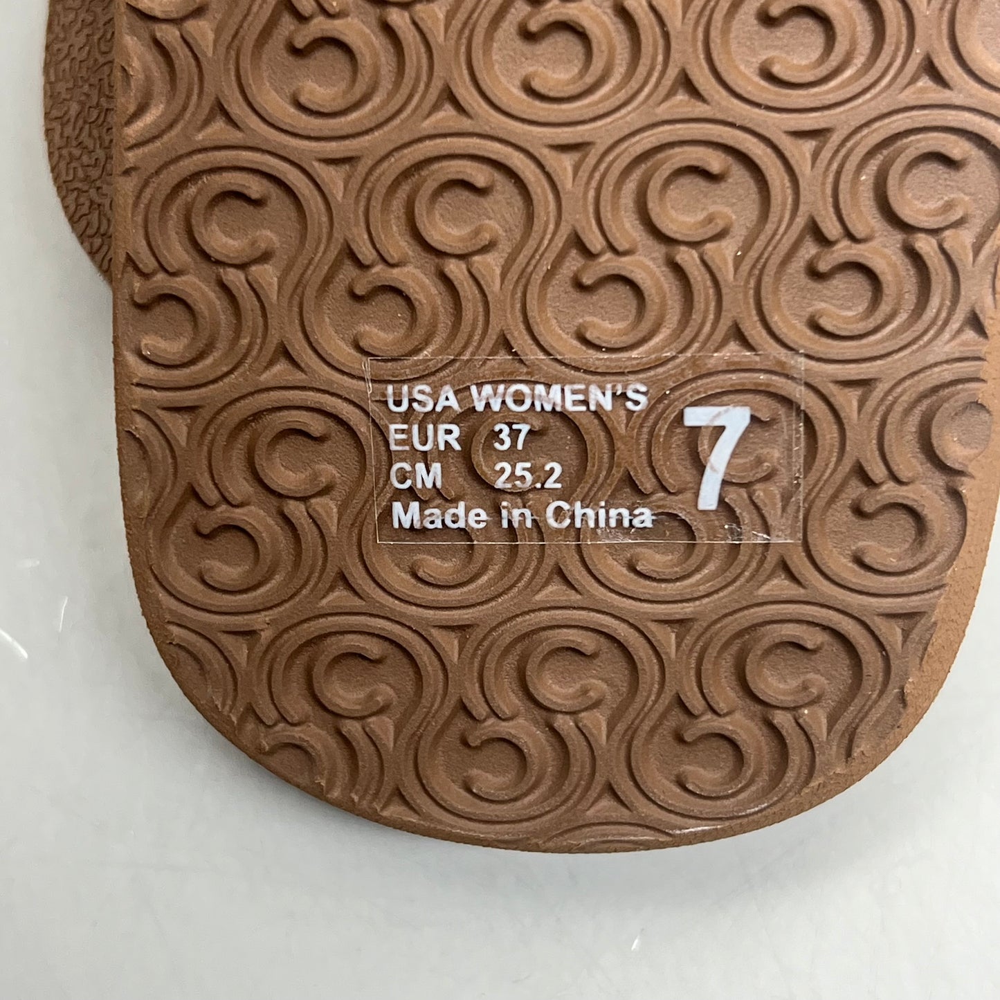 COBIAN Nia's Bounce 2 Synthetic Leather Sandals Women's Sz 7, EU 37 Tan NIA25-230-7