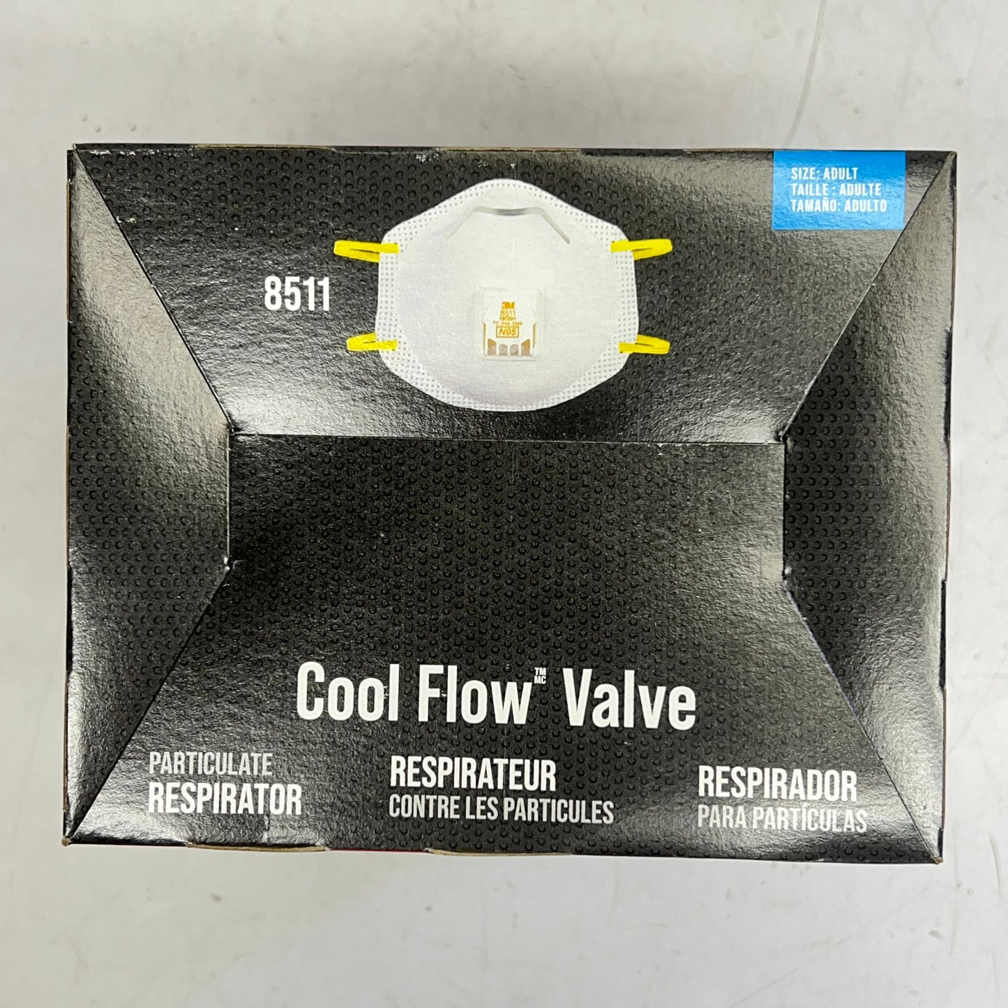 3M (10 PACK) N95 Cool Flow Valve Particulate Respirator  Adult White 8511P10-DC