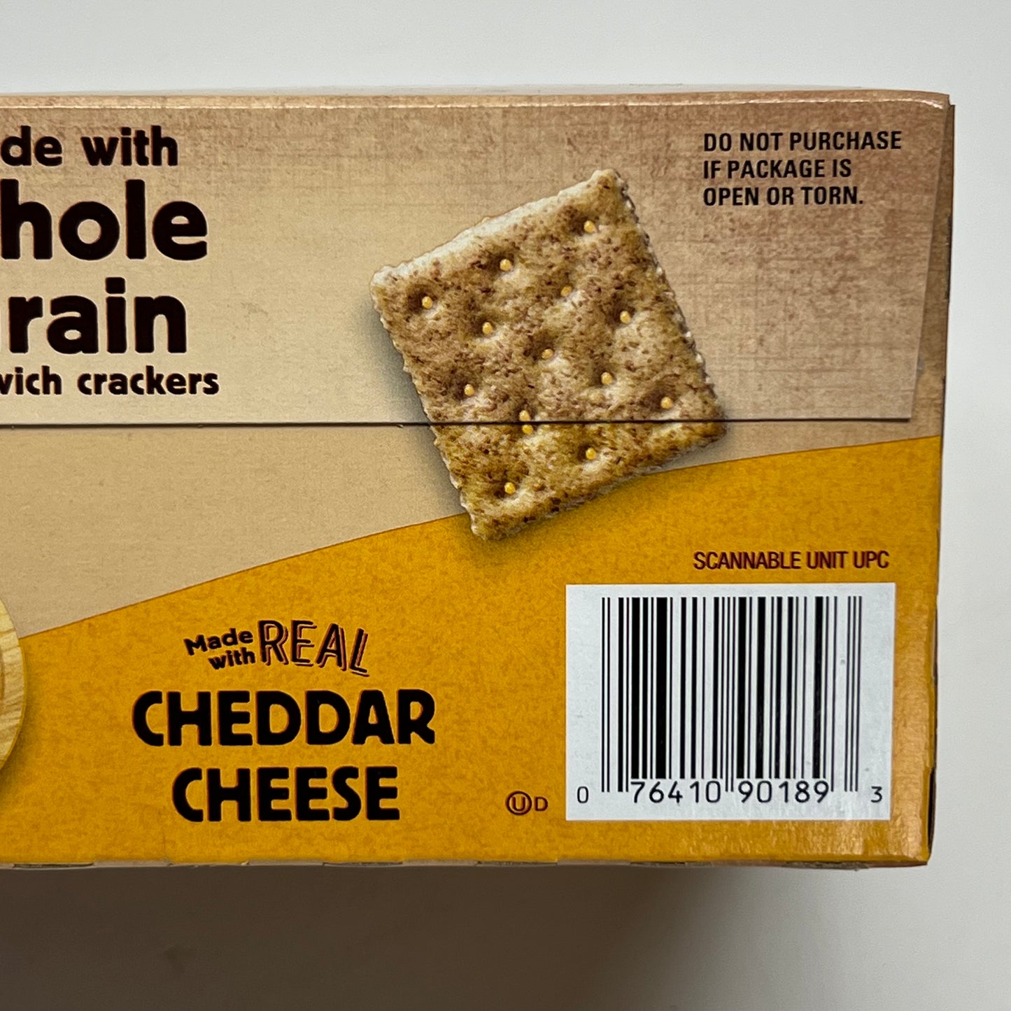 LANCE (2 PACK of 20) Whole Grain Sandwich Crackers, Real Cheddar Cheese BB 06/26