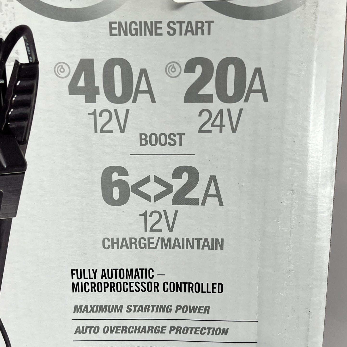 SCHUMBACHER Heavy Duty Wheeled Battery Charger 12/24 Volt 6-2/40/250 Amp SC1352
