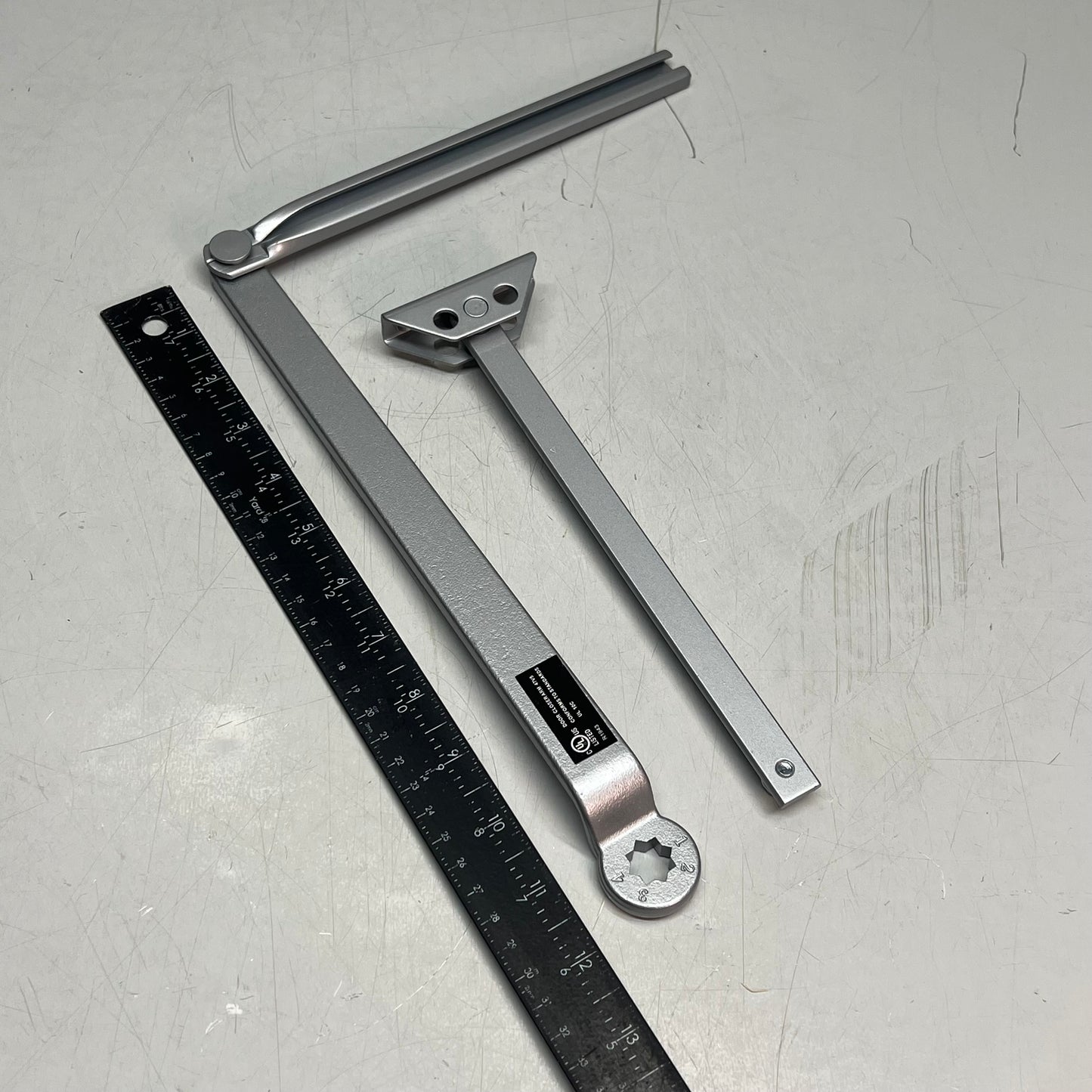 FALCON Gr.1 Door Closer Regular Arm W/ PA Bracket SC81A RW/PA Aluminum 20250218B