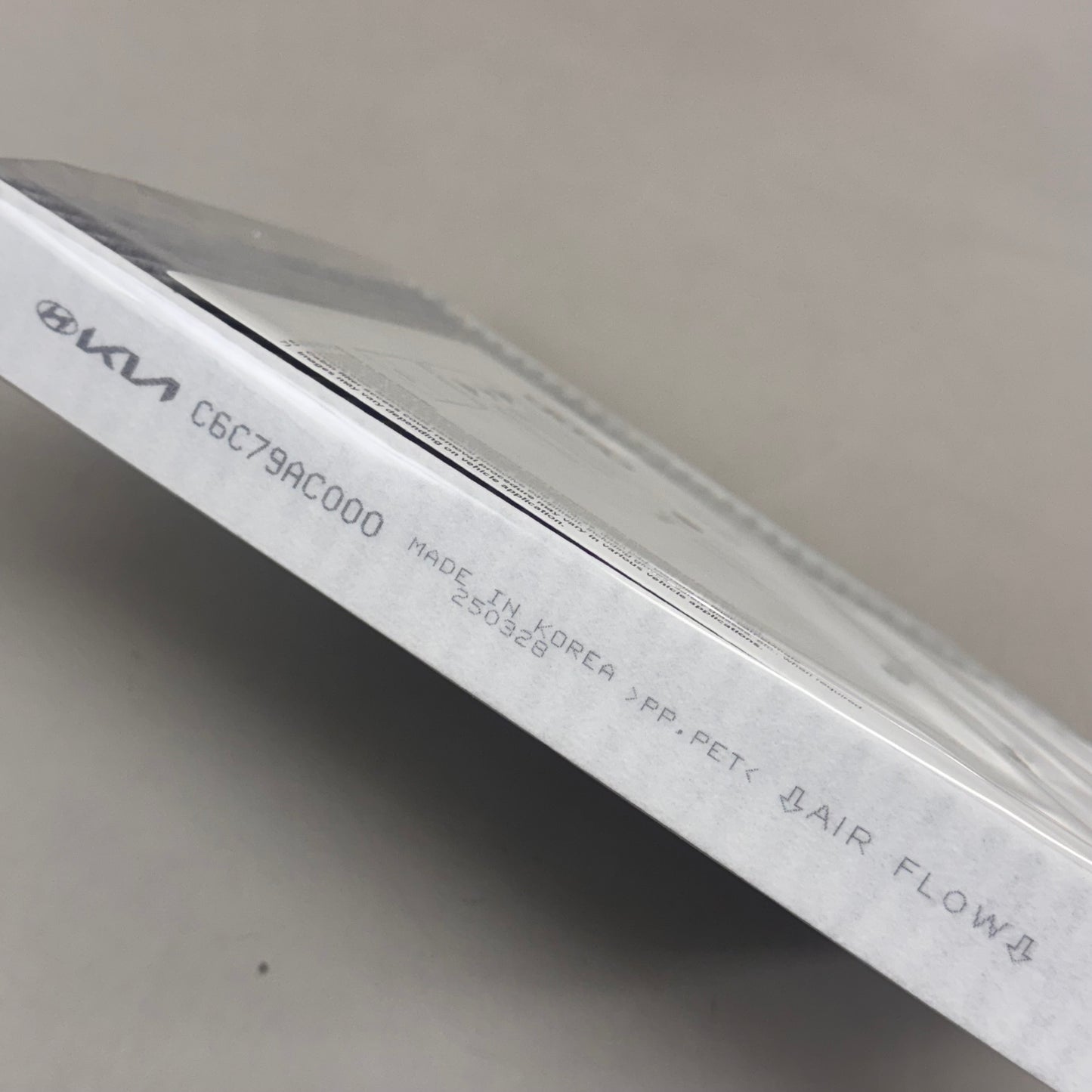 KIA Cabin Air Filter Genuine Parts 2016-2020 Kia Sorento C6C79AC000