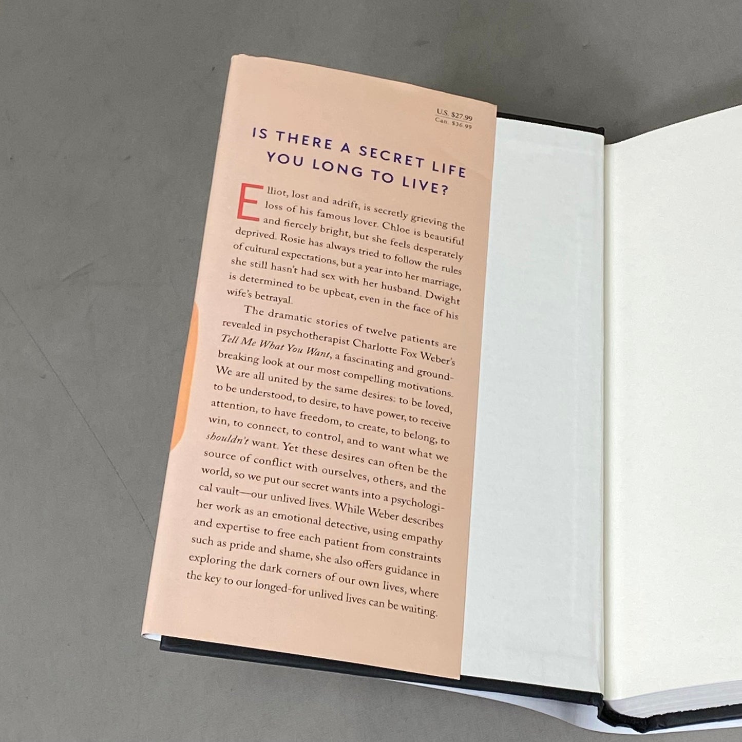 ATRIA BOOKS Charlotte Fox Weber; Tell Me What You Want 320 Pages