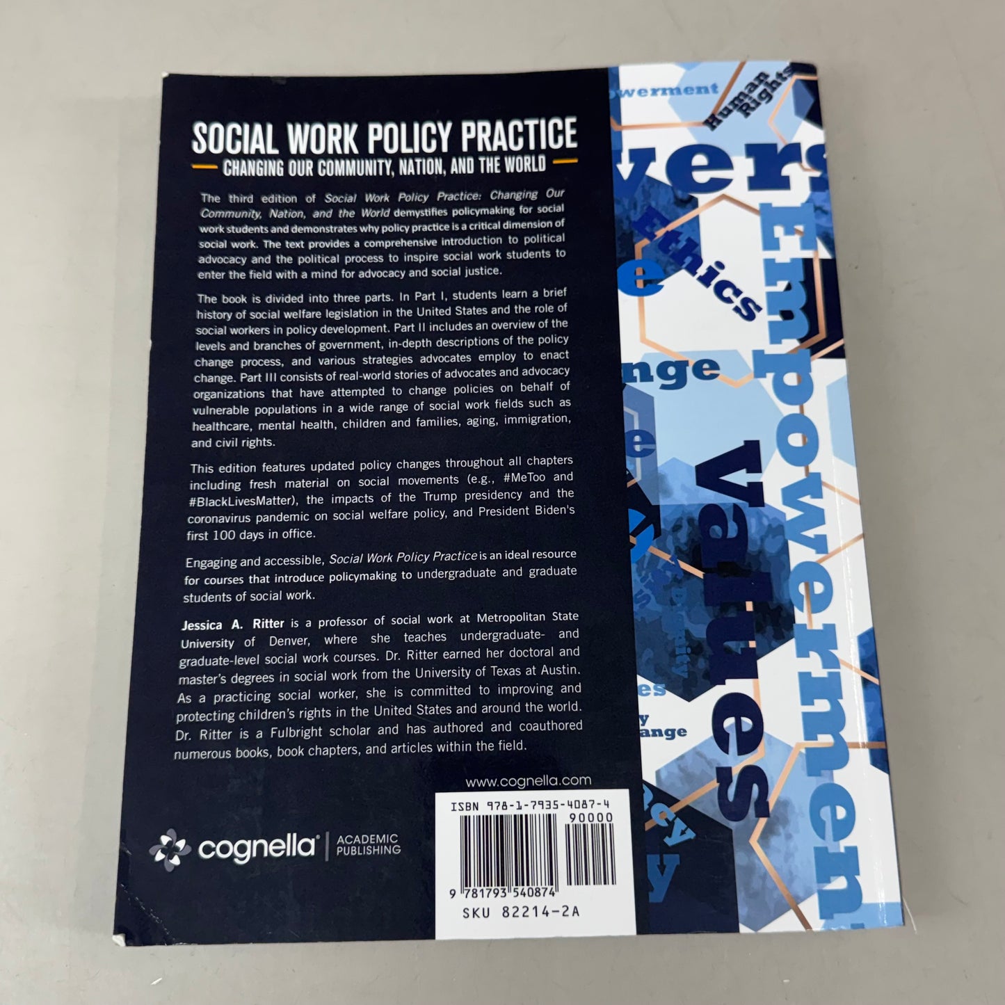 COGNELLA Social Work Policy Practice: Changing Our Community, Nation, and the World Paperback Jessica A. Ritter Third Edition