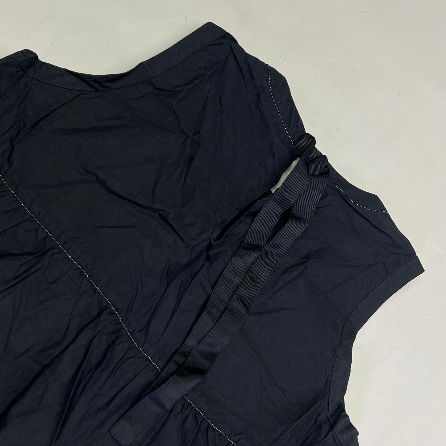 BRUNELLO CUCINELLI Summer Dress Made In Italy Women's Sz XL Black (Used)