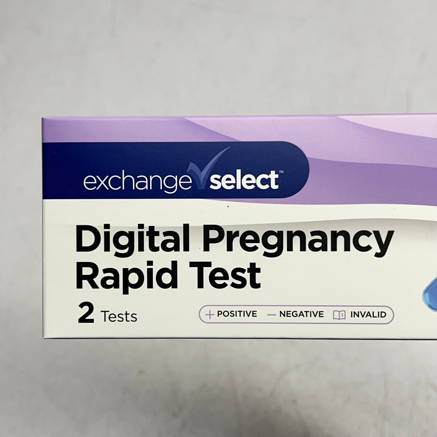 EXCHANGE SELECT (2 PACK, 2 EACH) One Step Digital Pregnancy Rapid Test BB 01/27