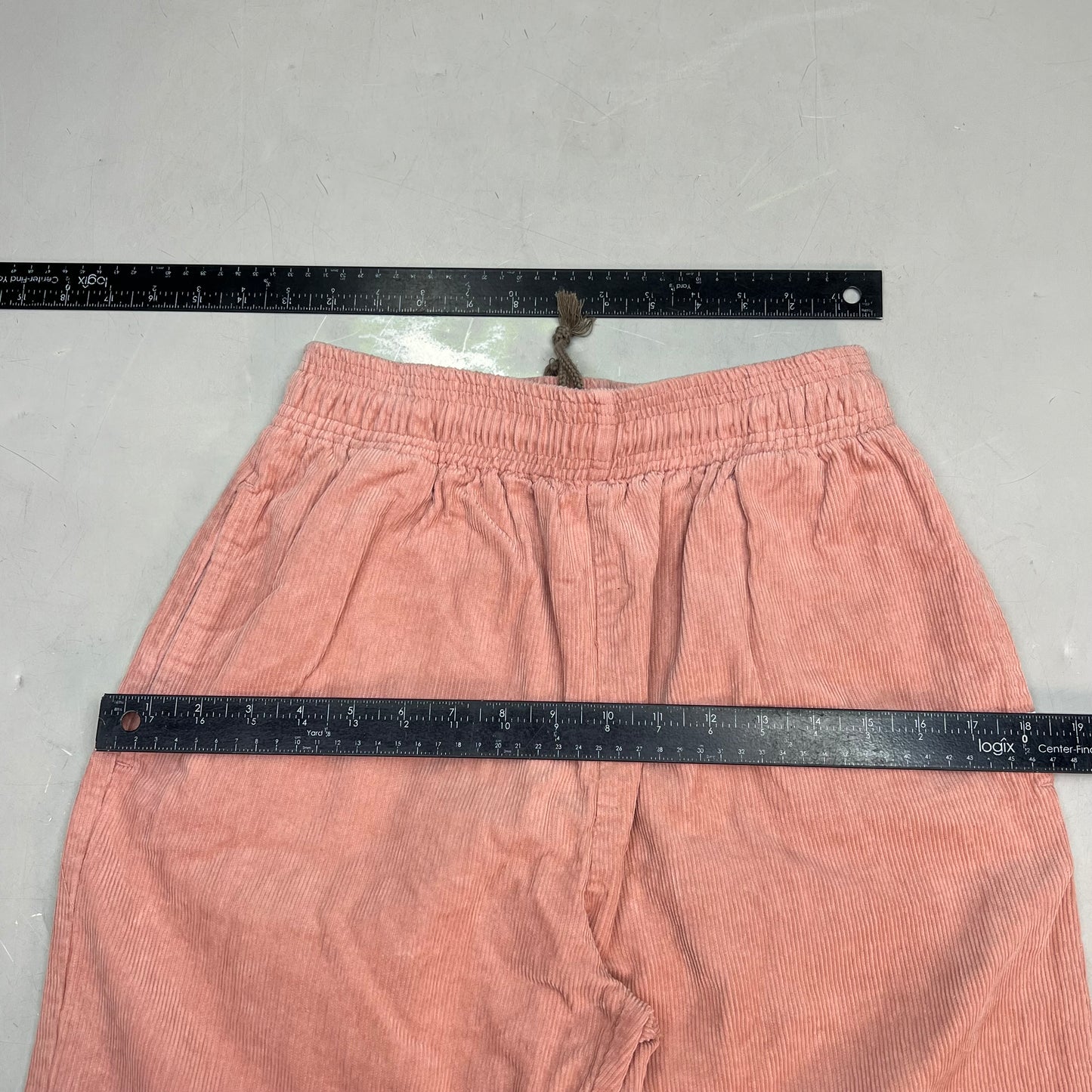 REUME CALIFORNIA Corduroy Tapered Pants Women's Sz S Dusty Pink (Pre-Owned)
