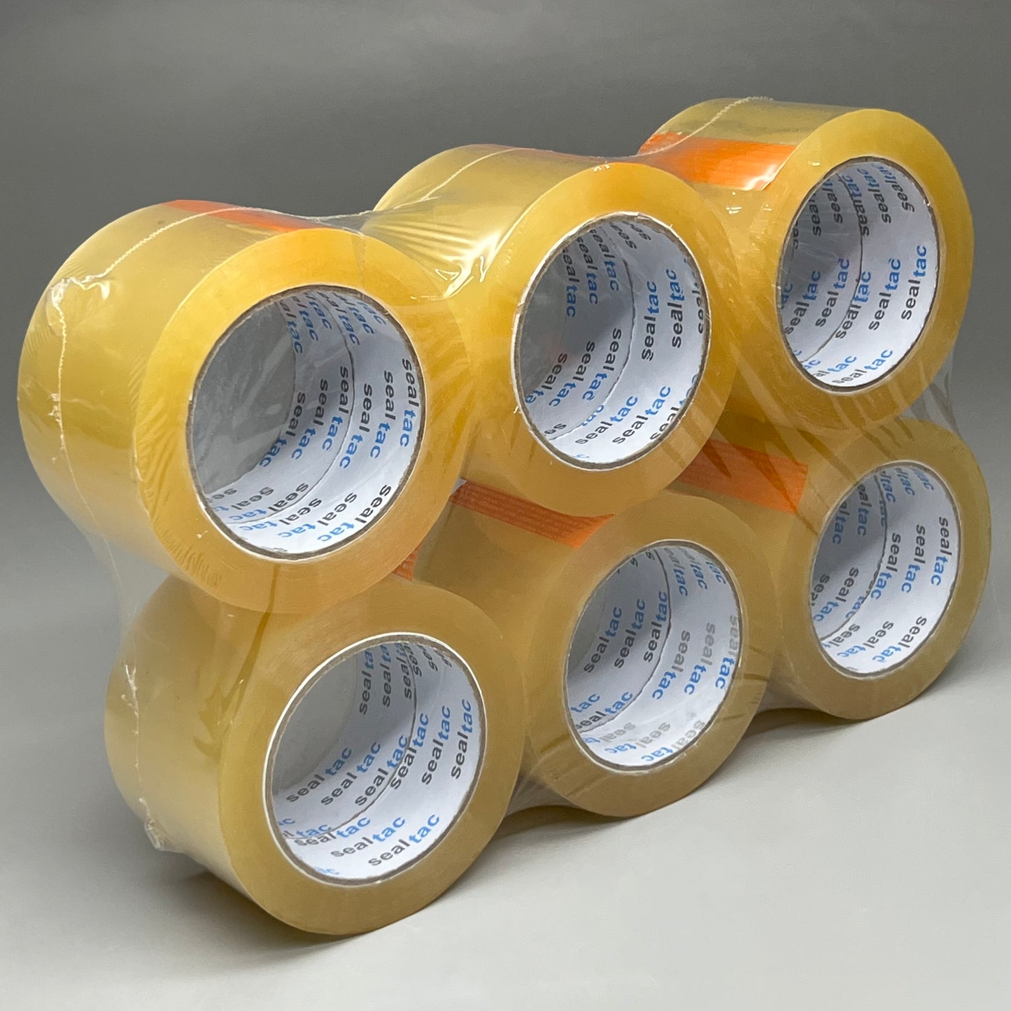 SEAL TAC (24 rolls) Carton Acrylic Sealing Tape 2.83in x 109.3yd Clear 402E