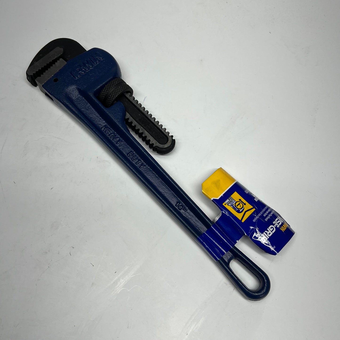 IRWIN Vise Grip Cast Iron Housing Wrench Drop Forged Jaw 14" Blue 27410