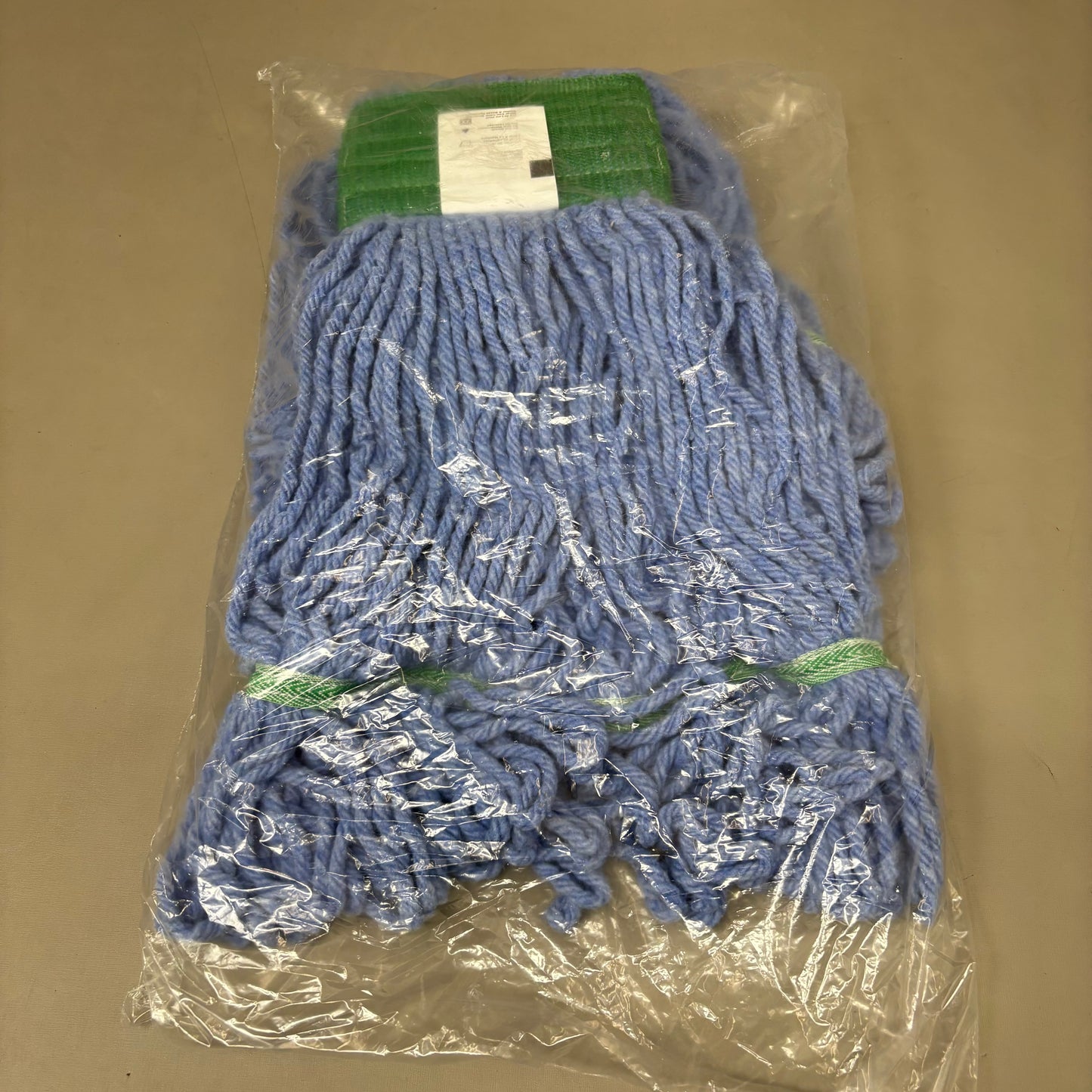 ZA@ KEITH KITCHEN ESSENTIALS (2 PACK) Looped End Mop Head 4-Ply Yarn 5"W Band Blue As-is 889196