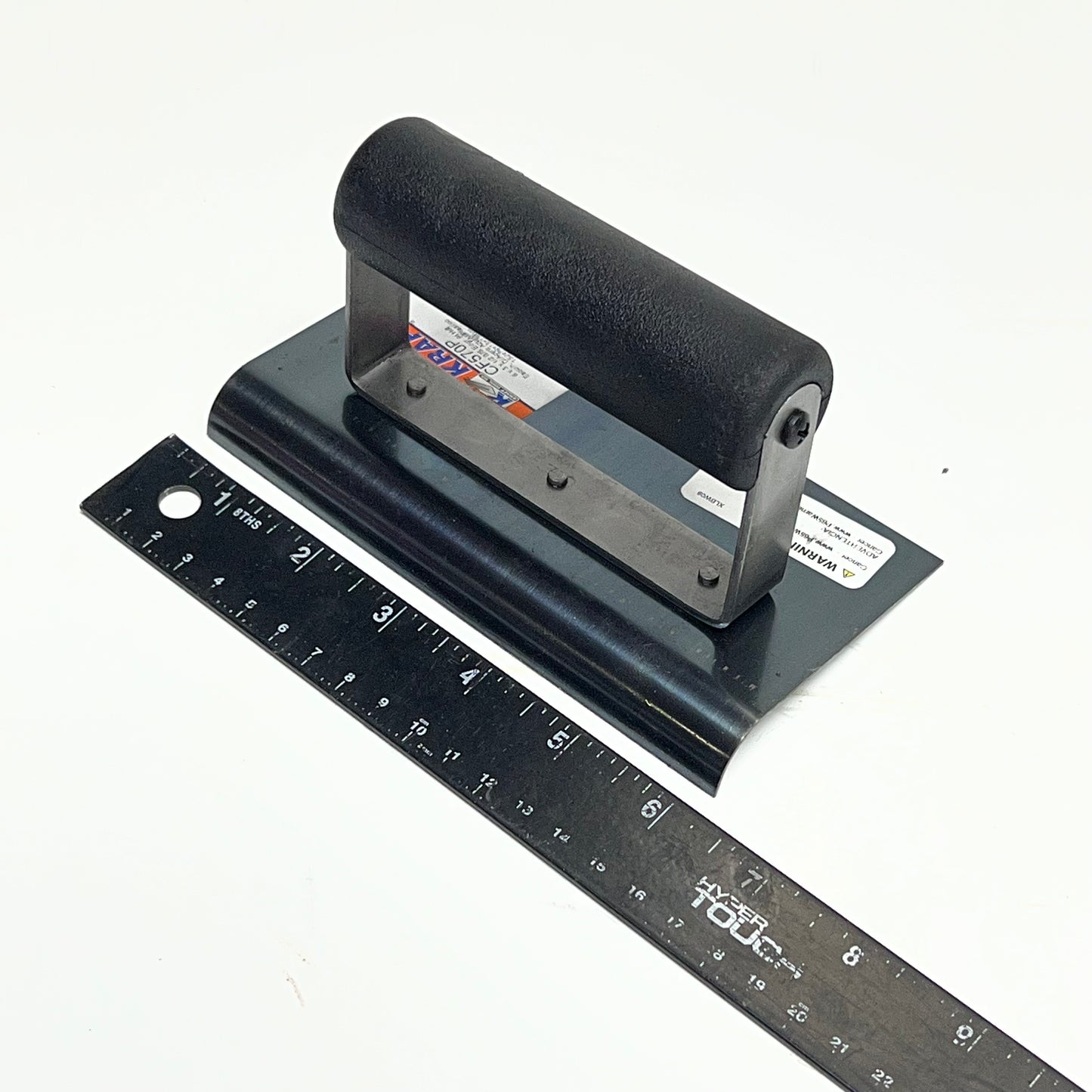 KRAFT TOOLS (2 PACK) Edger W/ Plastic Handle 6" x 3" 1/2"R Blue Steel CF570P