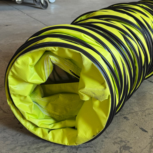 PAGE GSE Green Layflat Ventilation Duct Sz 15"D x 48"L-Expandable 391954