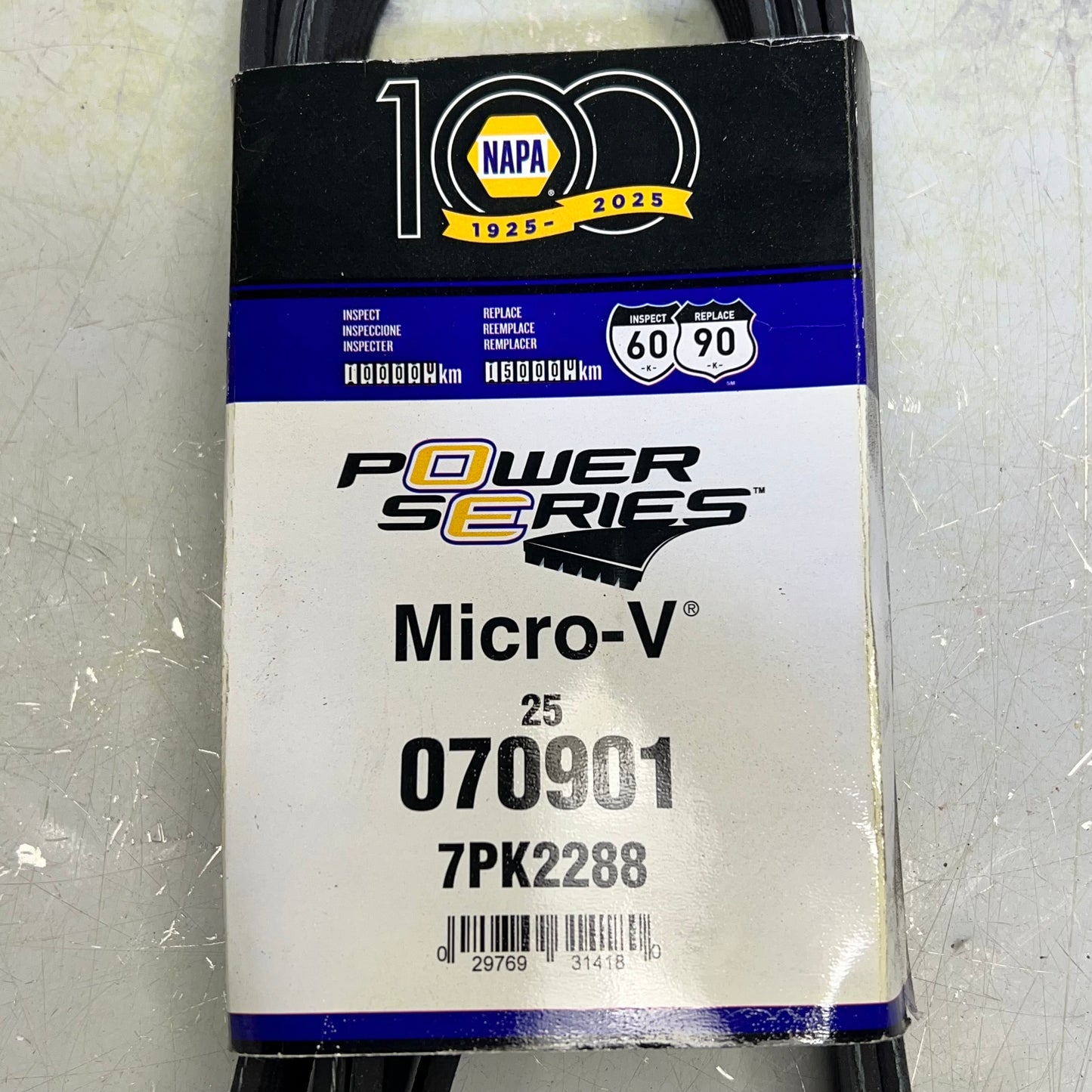 NAPA Automotive V-Ribbed Belt For Jeep & Toyota K07 15/16" X 90 5/8" 25070901