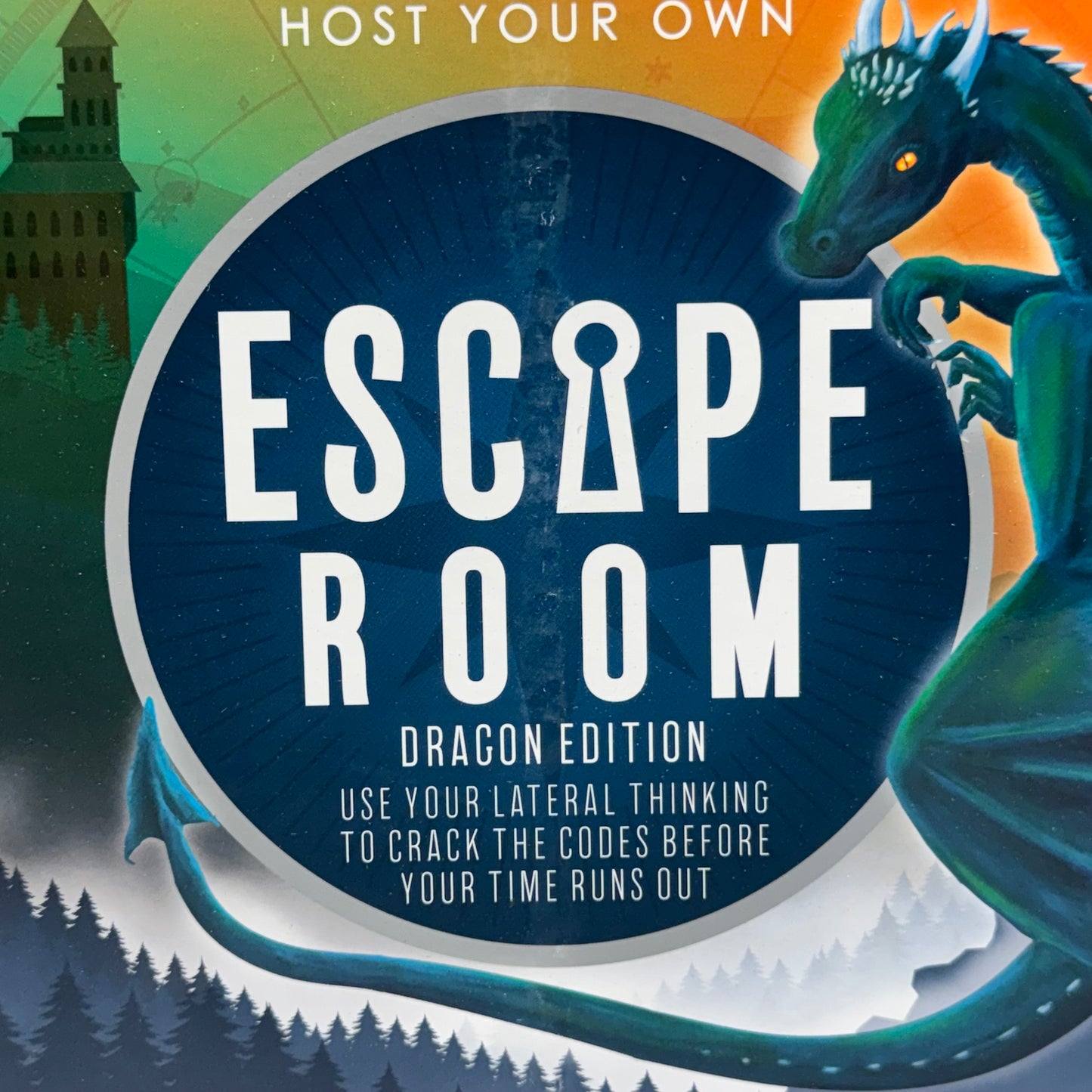 TALKING TABLES Host Your Own Escape Room Dragon Edition Board Game HOSTFAM-ESCAPE-DRGN