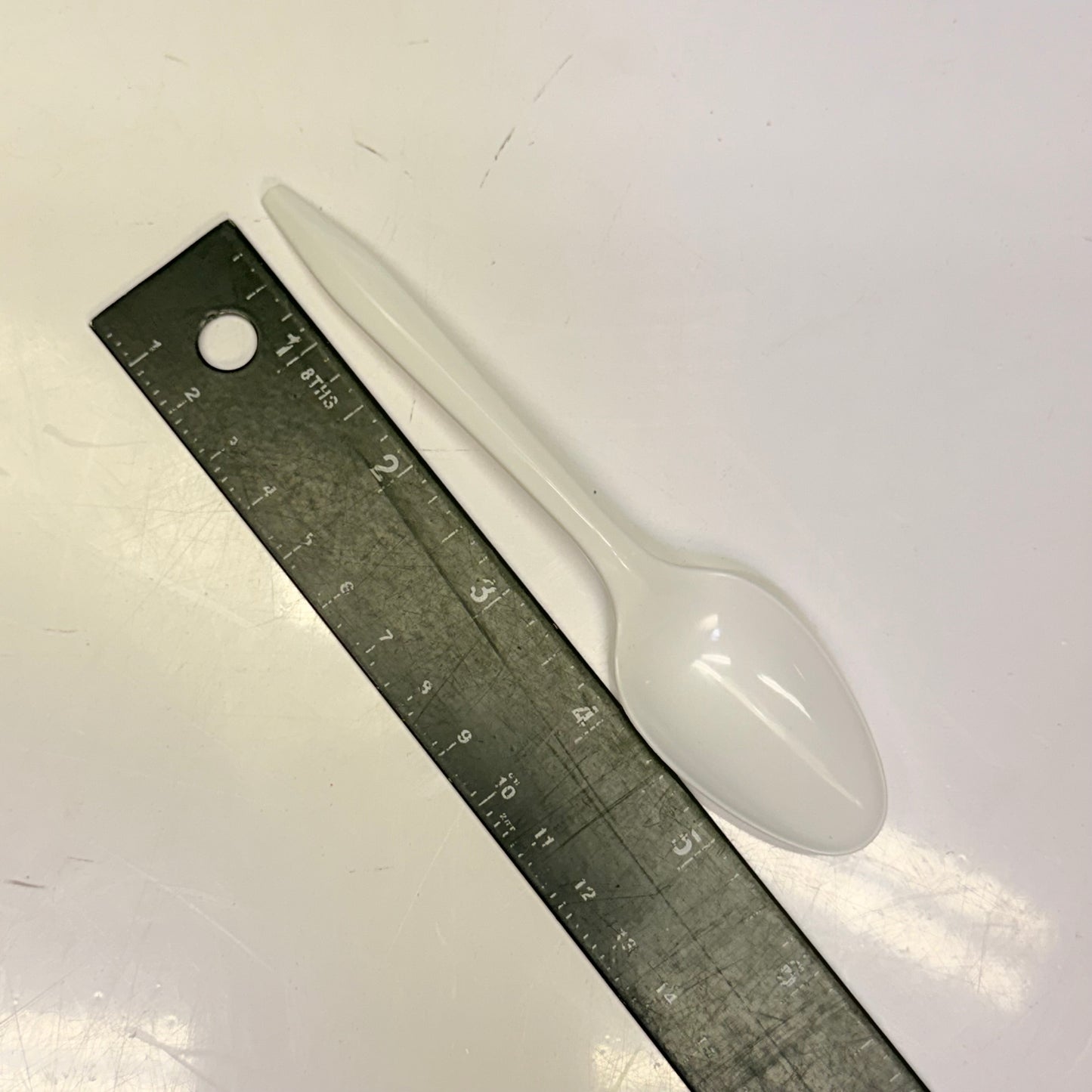 ZA@ NETCHOICE (Box Of 1000) White Teaspoon Medium Weight Polypropylene 406014 (New-Other) C