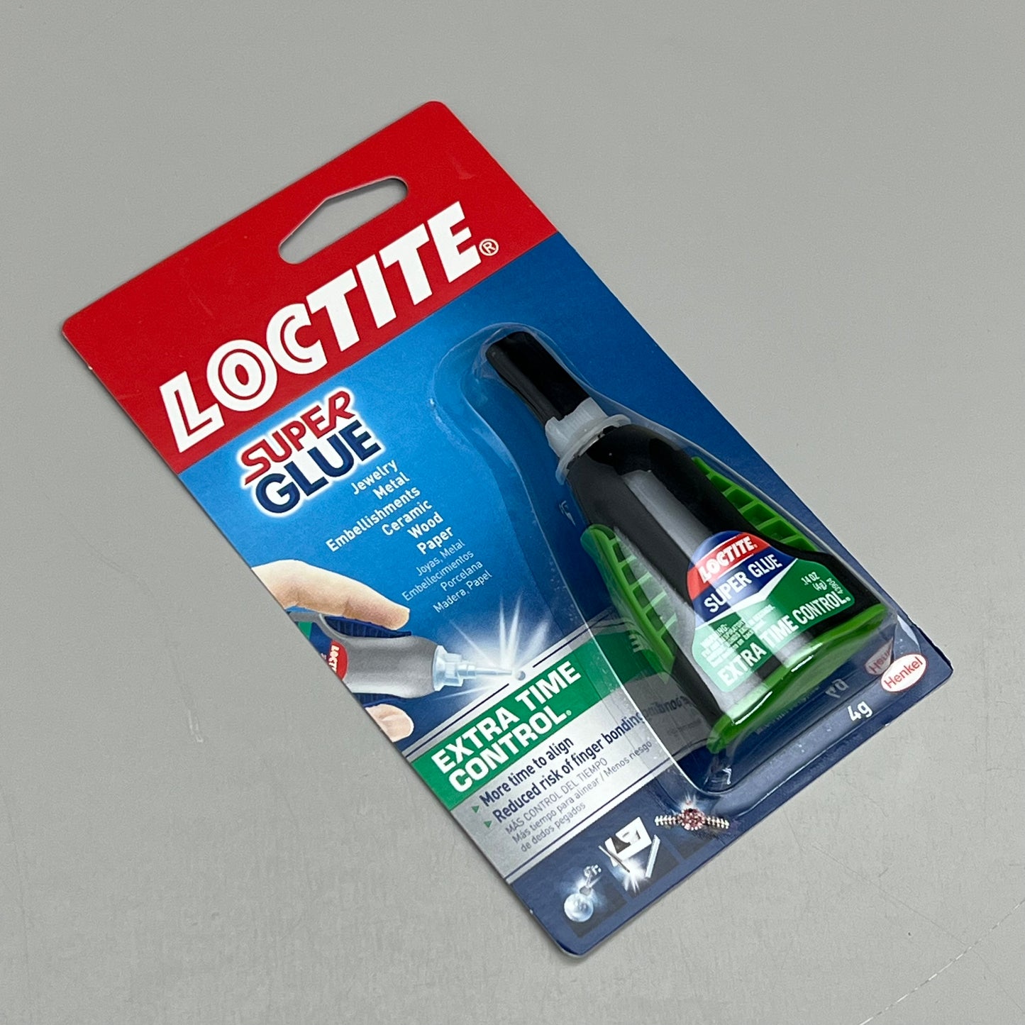 HENKEL LOCTITE (3 PACK) Super Glue Extra Time Reposition Control .14oz 1503241