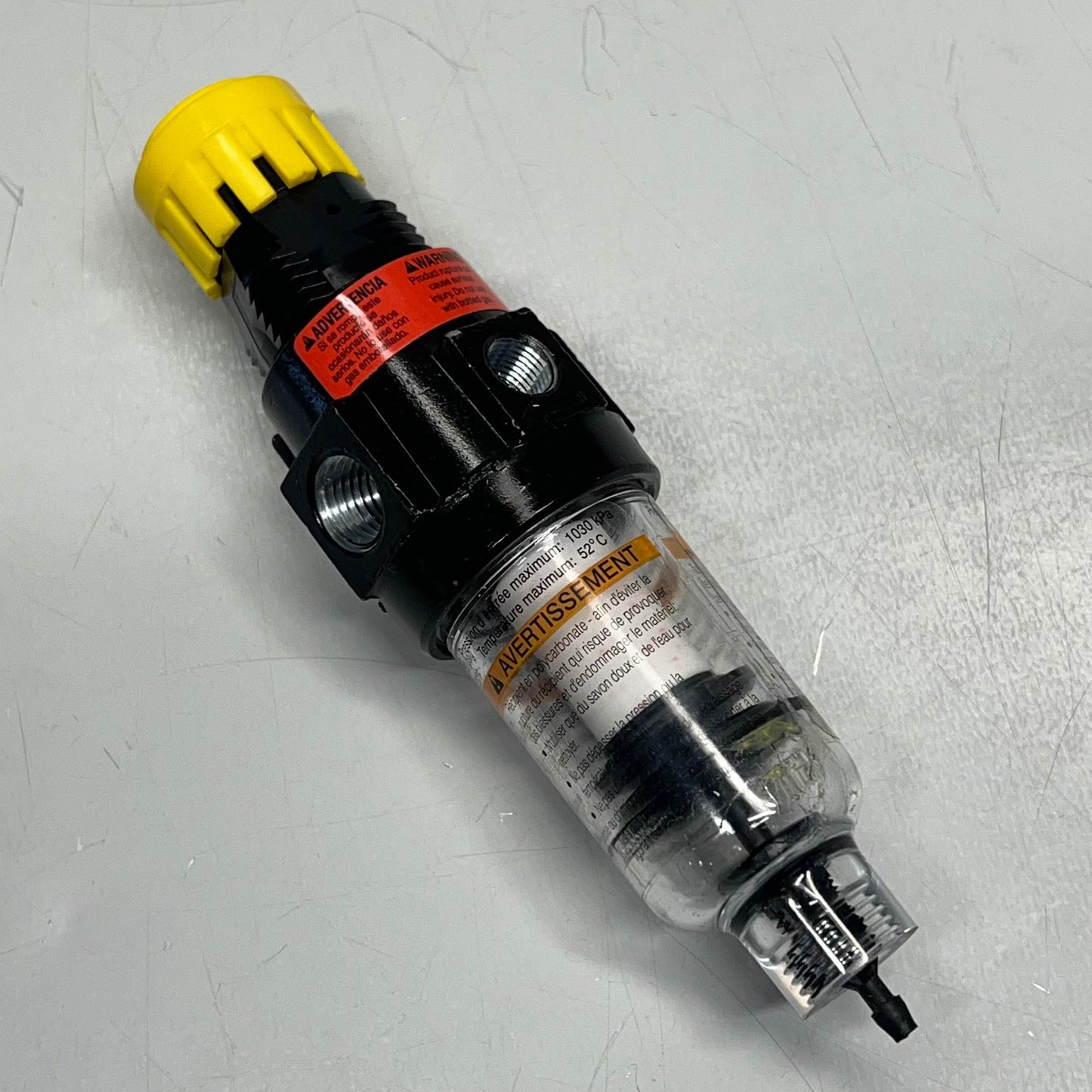 BALCRANK Filter & Regulator Mini Poly Bowl For Pump Air Control 1/4”NPT 3260-060