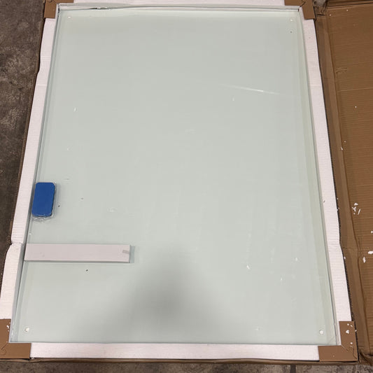 MASTER VISION Tempered River Glass Magnetic Dry-Erase Board 4 ftx3 ft GL080107