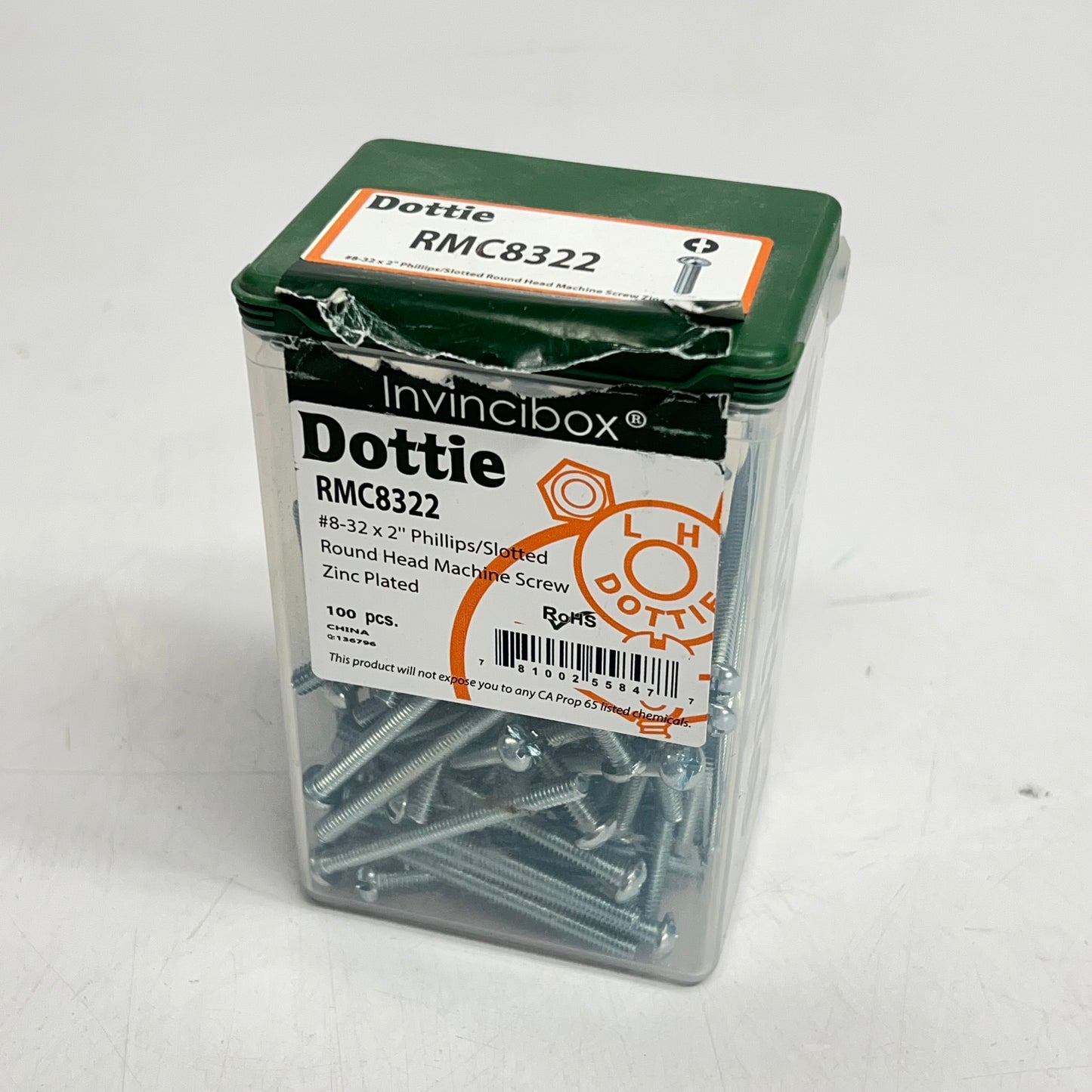 ZA@ (LOT OF 4) Assorted Lighting Hardware/screws & Parts White