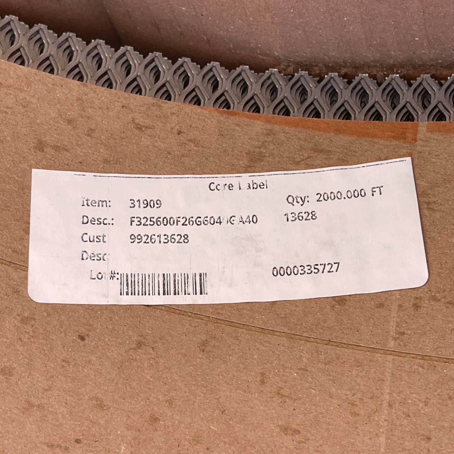ZA@ Pallet of METALEX Expanded Metal Mesh Roll for Machine Guards, Filters, Sunshades, Fencing, etc. 14” W Steel (AS-IS)