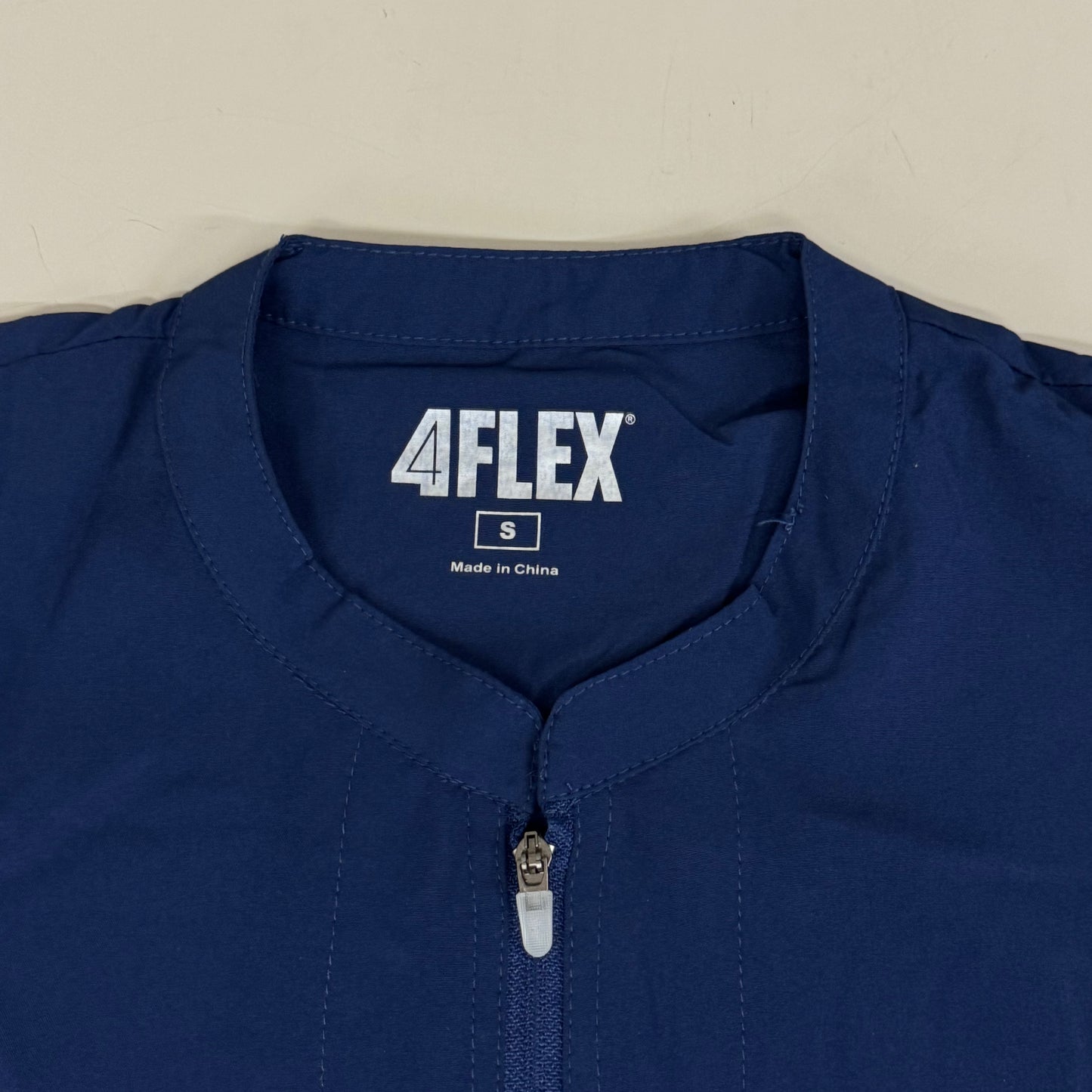 GREEN TOWN 4 Flex Scrubs Jumpsuit Cinch In Waist Women's Sz S Indigo GFX-023AST