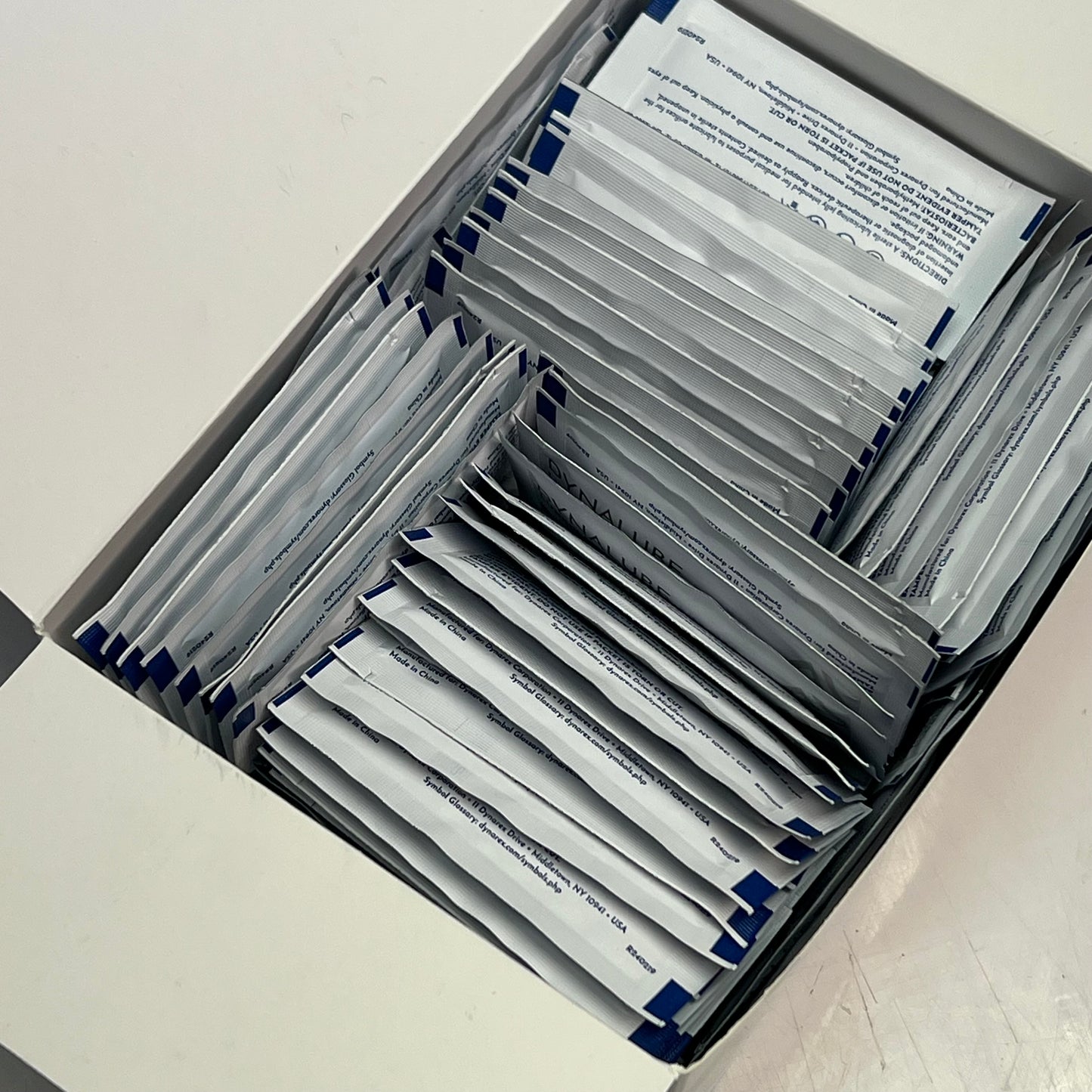 ZA@ DYNAREX (144 PACK) Sterile DynaLube Lubricating Jelly 2.7g Clear 1250 BB 06/30 C