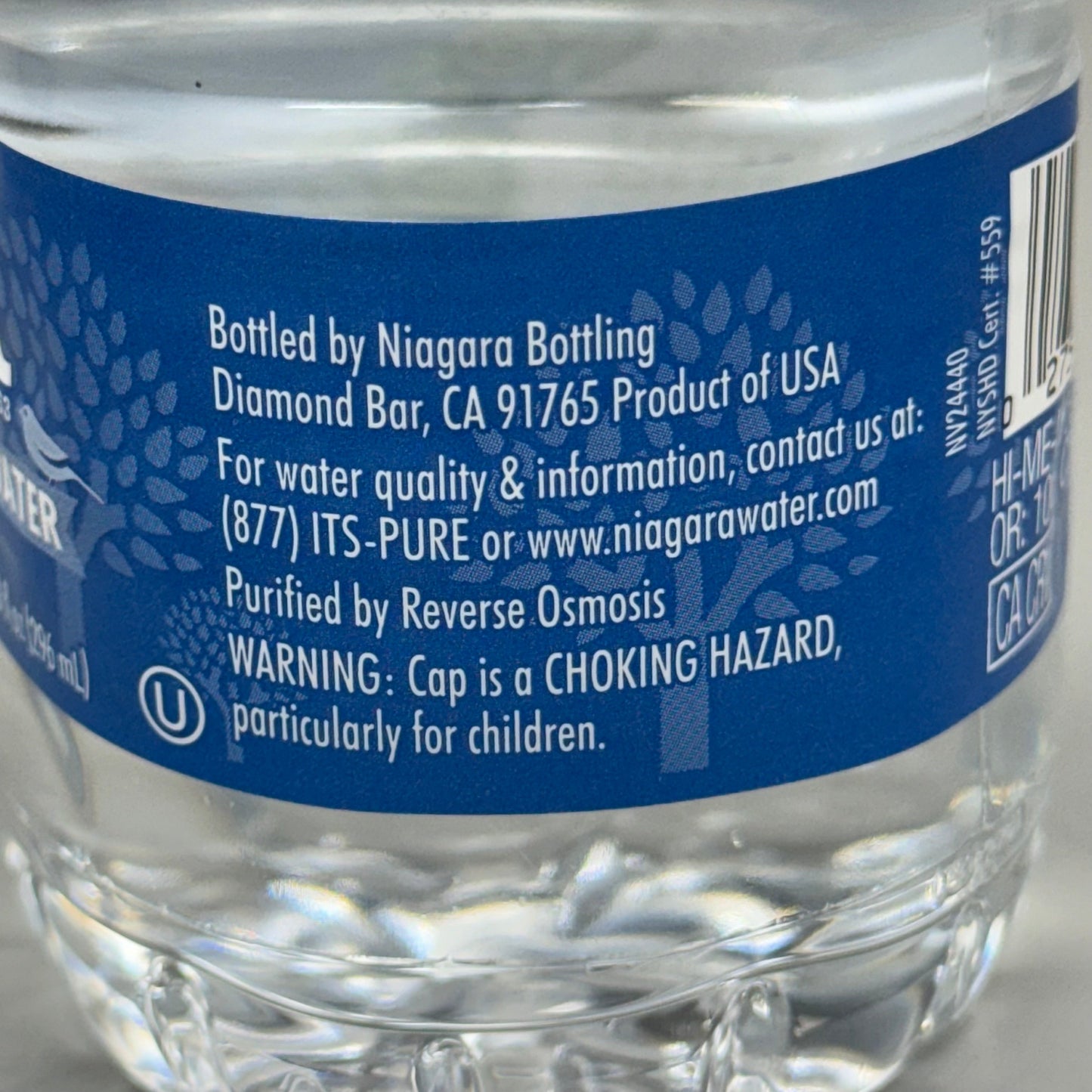 ZA@ NIAGARA (48 BTLS) Let’s Make a Difference Purified Drinking Water 10oz BB 12/25 E