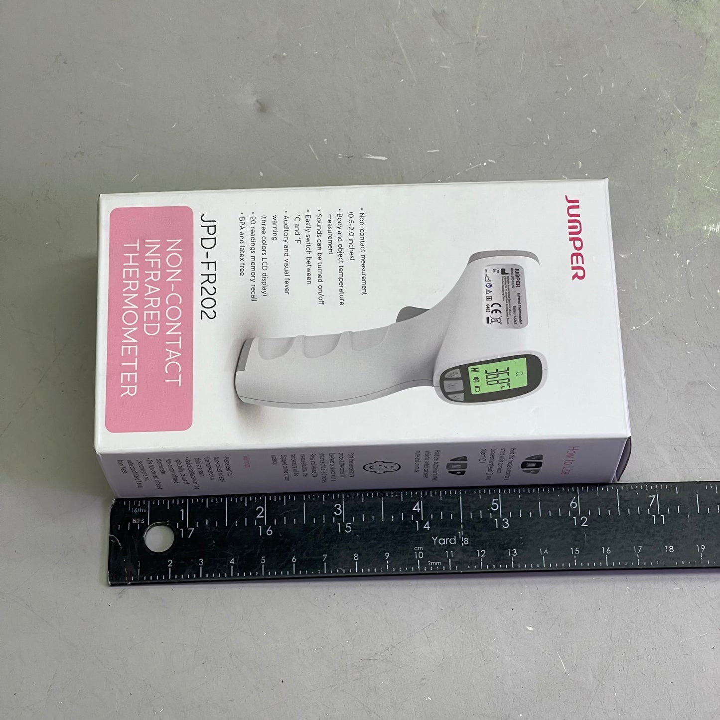 JUMPER Non-Contact Infrared Thermometer For Humans & Objects *USA SELLER* JPD-FR202