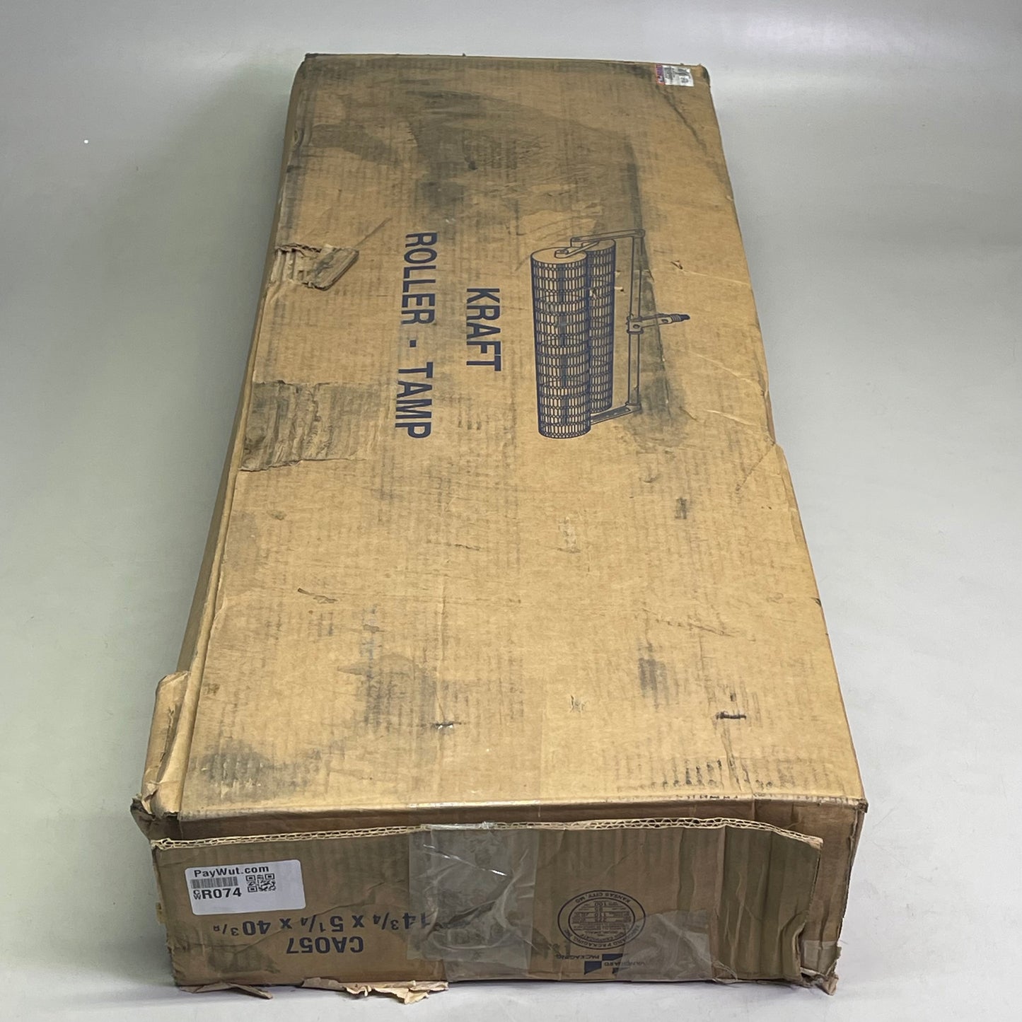 Z@ KRAFT TOOL CO. Double Concrete Roller Tamp 36" x 5" Rollers Steel CC952B