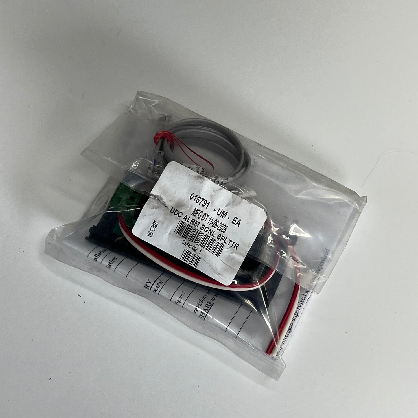 WON DOOR CORPORATION Udc Alarm Signal Splitter for Electric Door  016791-UM-EA