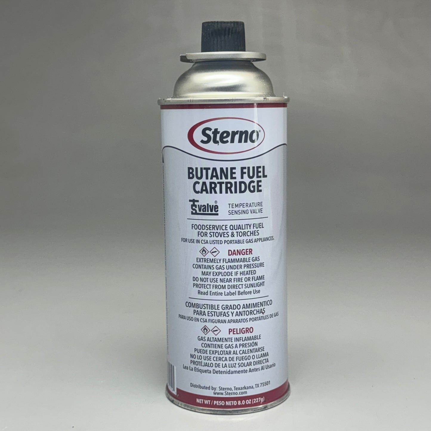 STERNO (6 PACK) Butane Fuel Cartridge 8oz 50162 50130