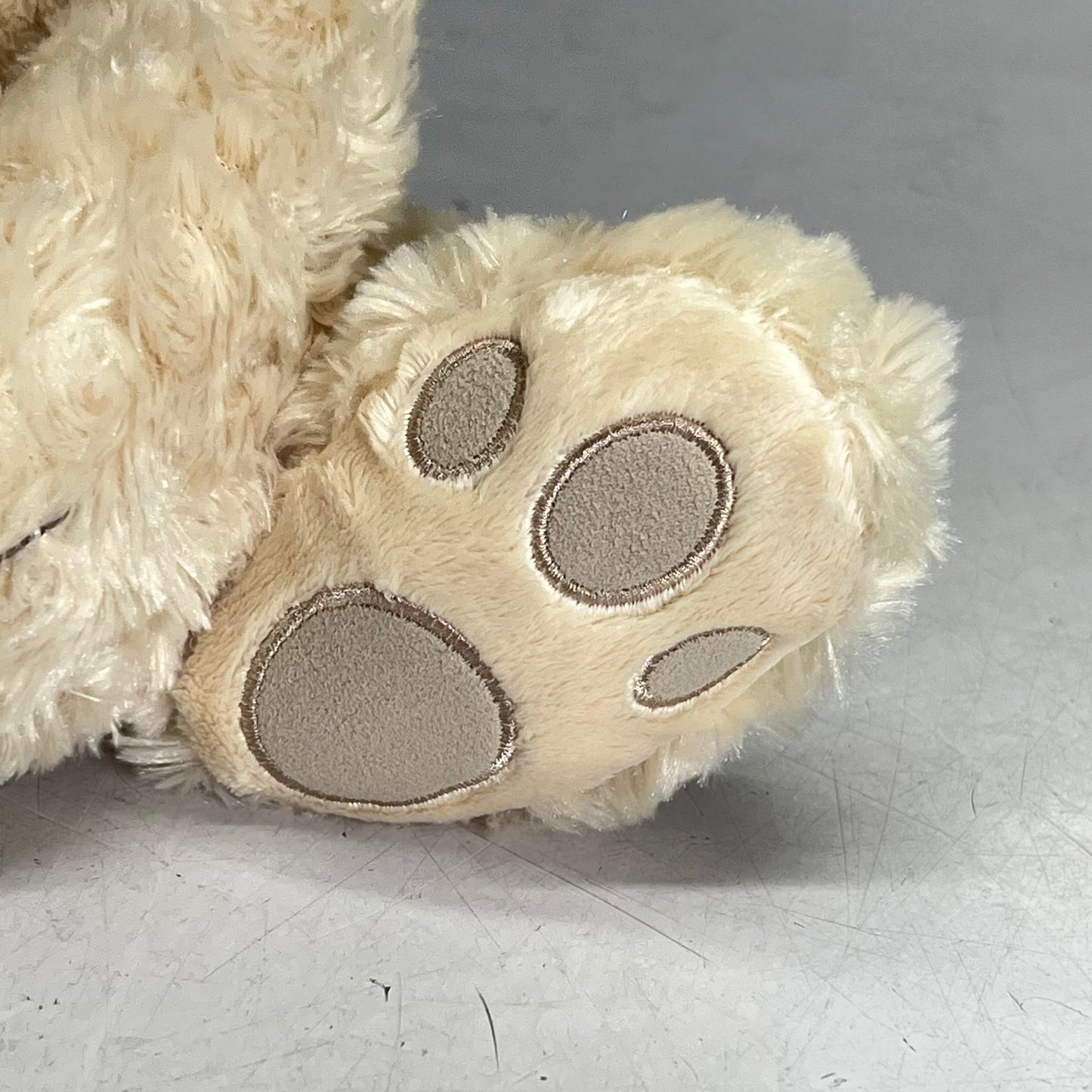 GUND Classic Philbin Bear Fluffy Textured Plush  18" XL Paws Beige 6047532