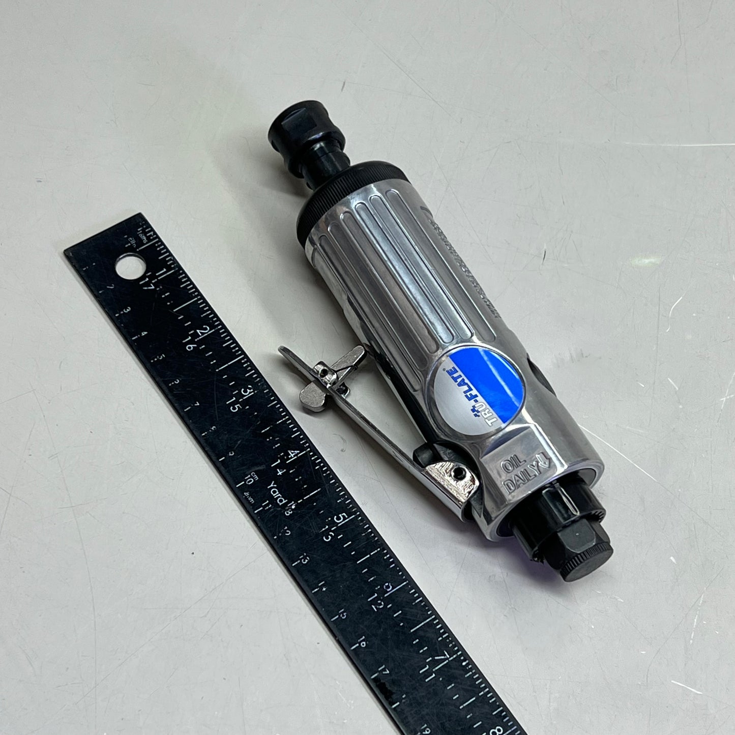 TRU-FLTE Compact Mini Die Grinder W/ HI FLO Plug Included Chrome 25-520TF