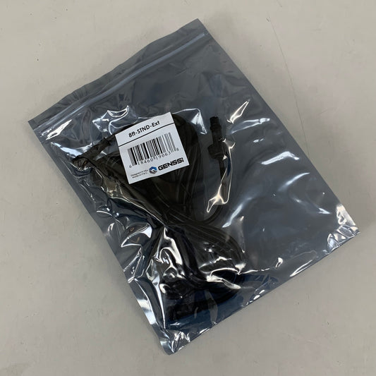 GENSSI (2 PACK) LED Rock Lights Wire Extension 3 Pin  8ft Black 8FT-STND-EXT