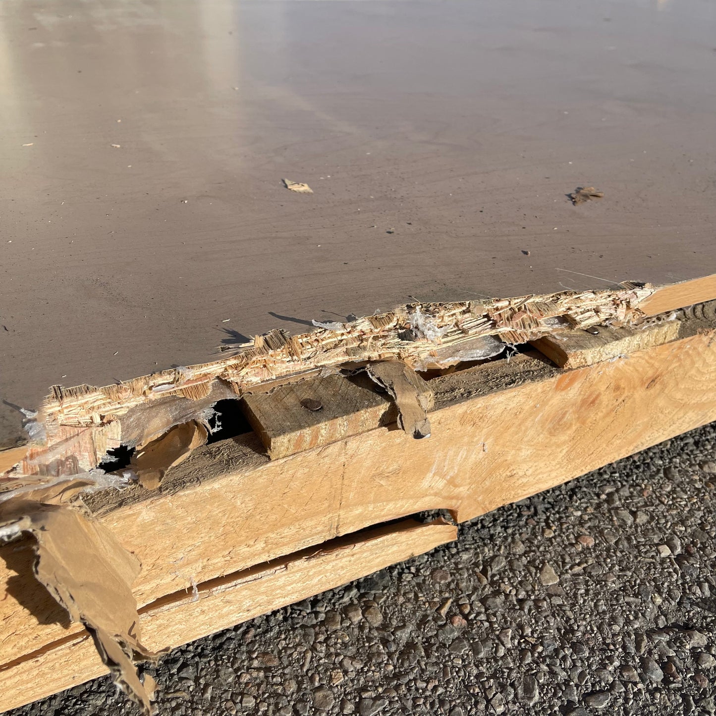 ZA@ Pallet of JARLIN Cabinet Wood 96”x48” (AS-IS)