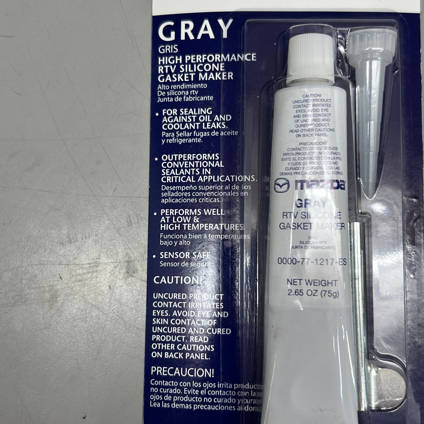MAZDA (2 Pack) High Performance Rtv Silicone Gasket Maker Gray 0000-77-1217-ES