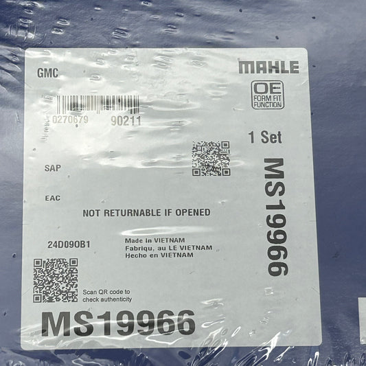 MAHLE Intake Manifold Gasket Replacement Part For Buick, Cadillac, Chevy & Saturn MS19966